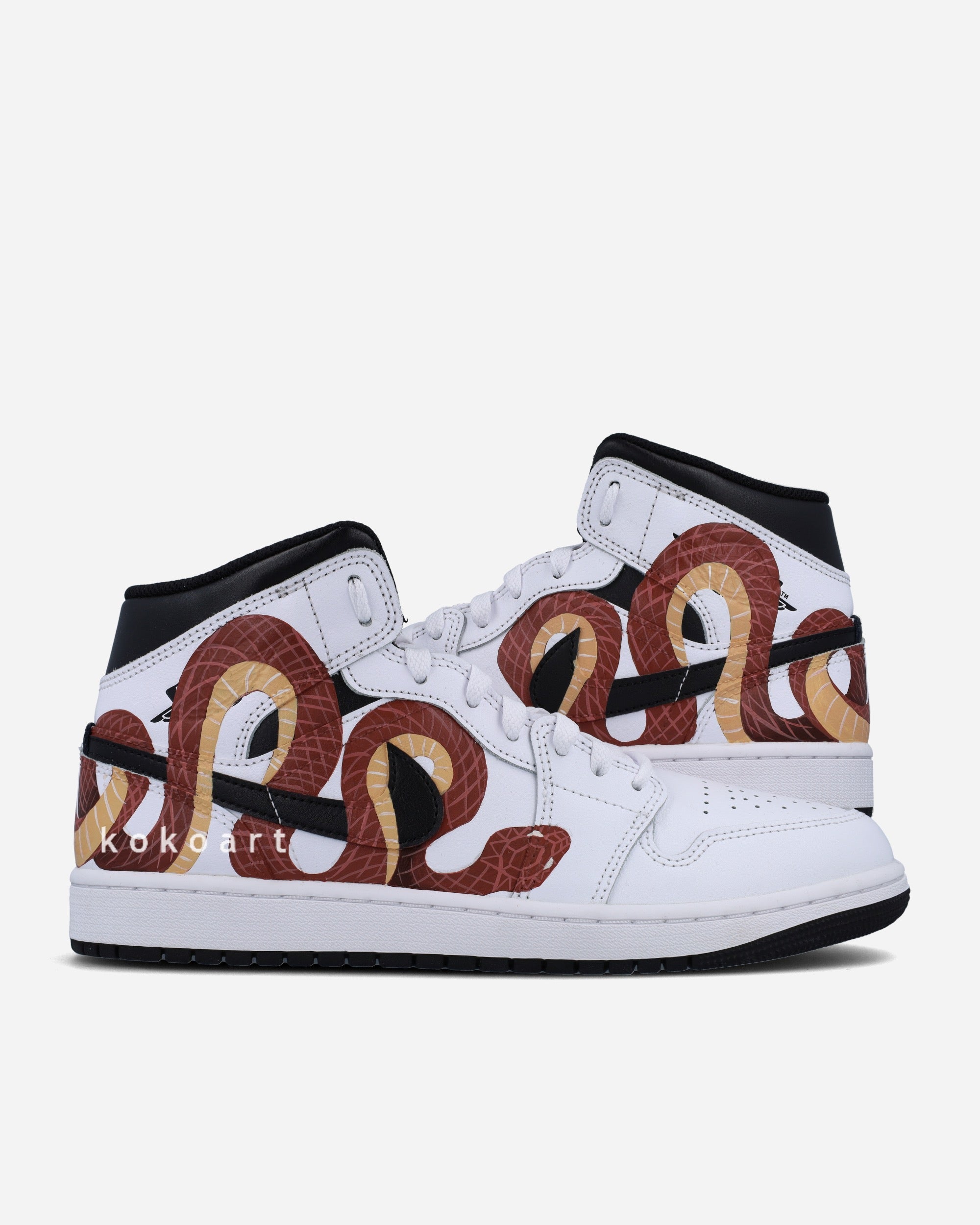 Air Jordan Hand Painted Snake