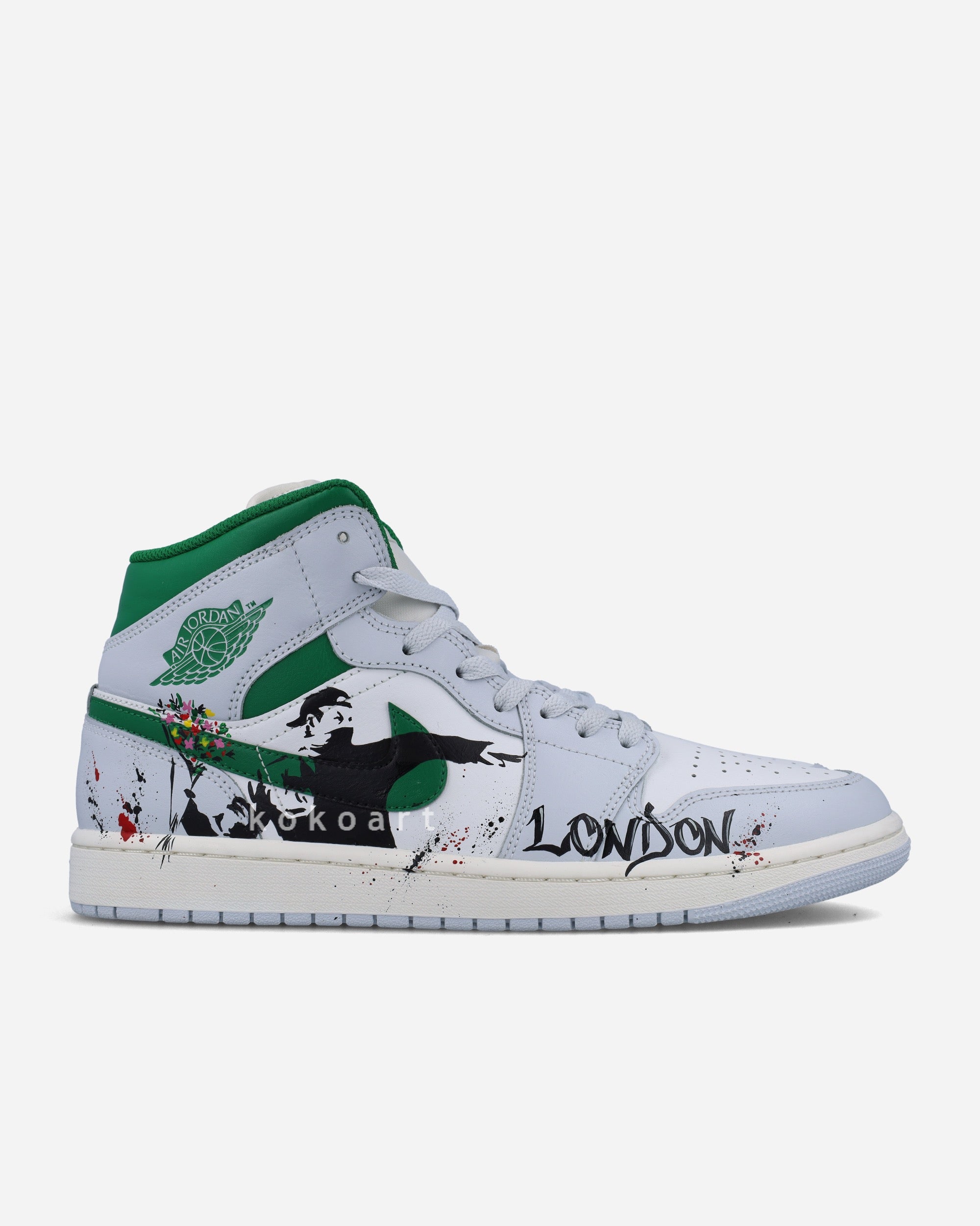 Air Jordan Hand Painted Graffiti
