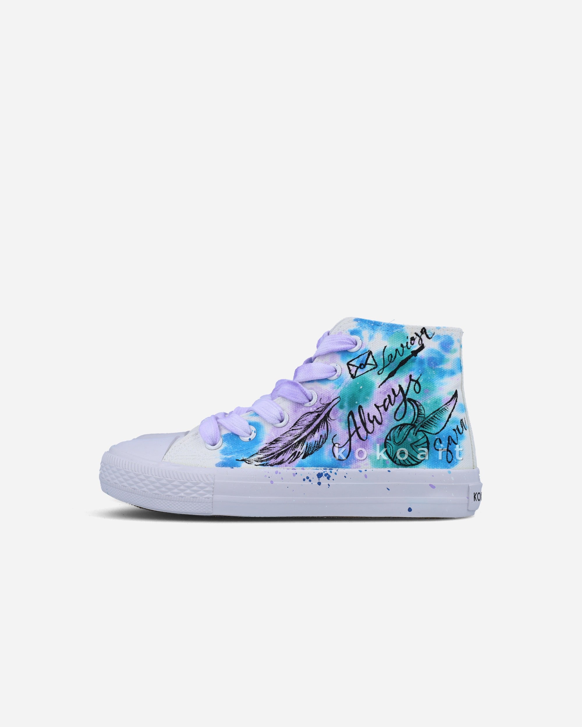Wizard Doodles Hand Painted Shoes