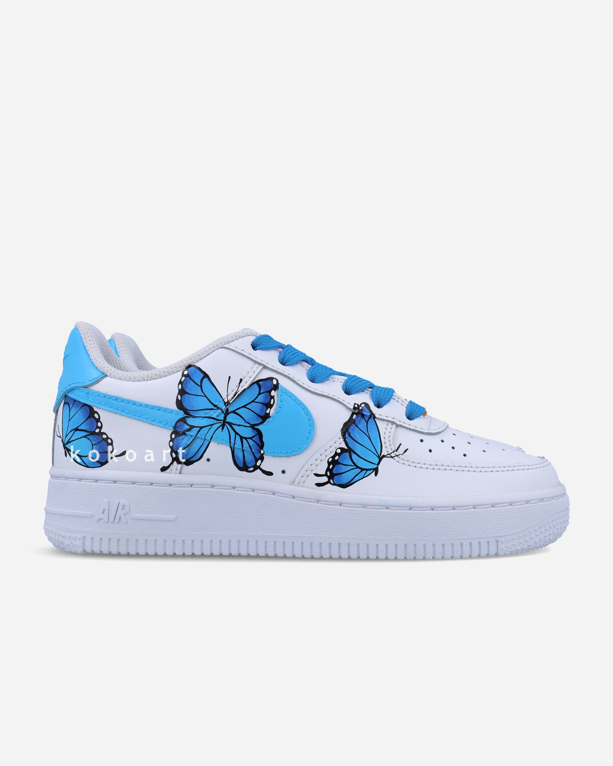AF1 Blue Butterflies