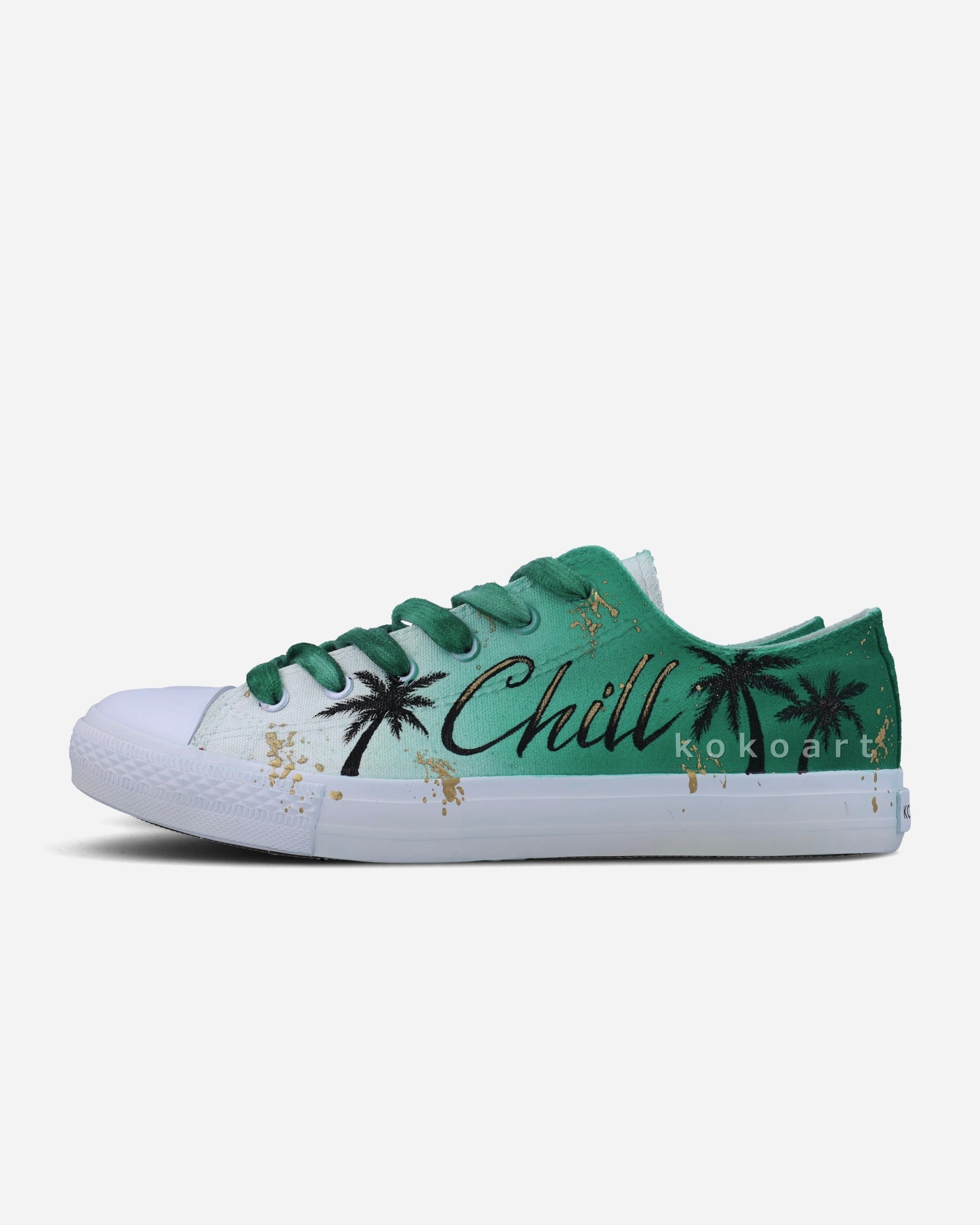 Chill Out Hand Painted Shoes
