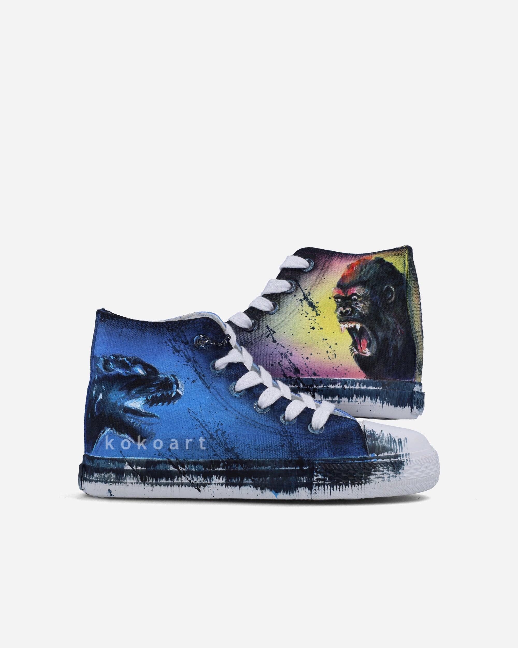 Gorilla Hand Painted Shoes