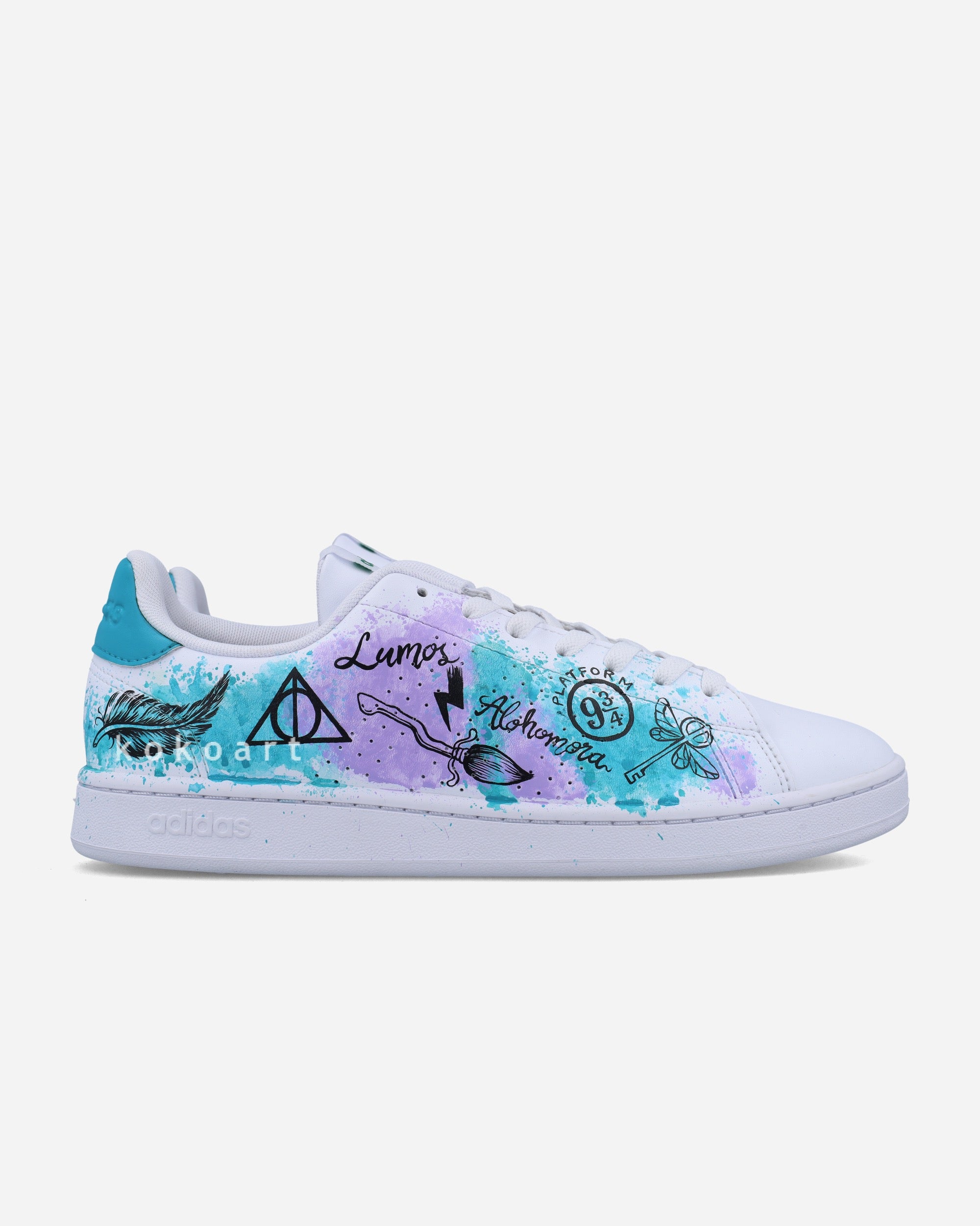 Adidas Hand Painted Wizard Design