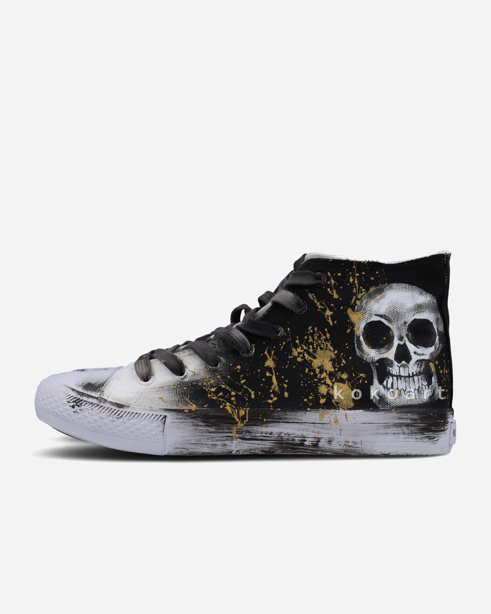 Skulls Hand Painted Shoes