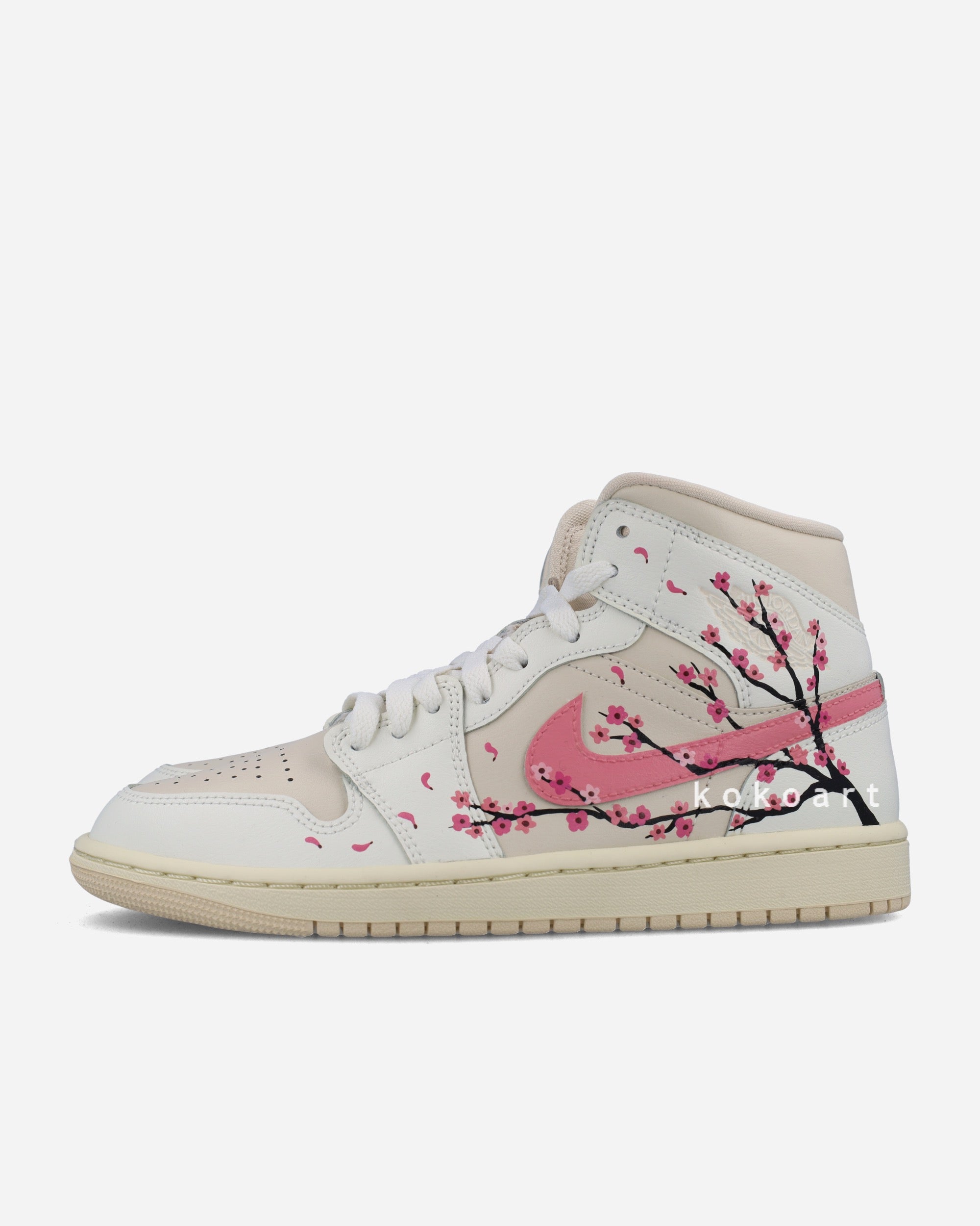 Air Jordan Hand Painted Cherry Blossom