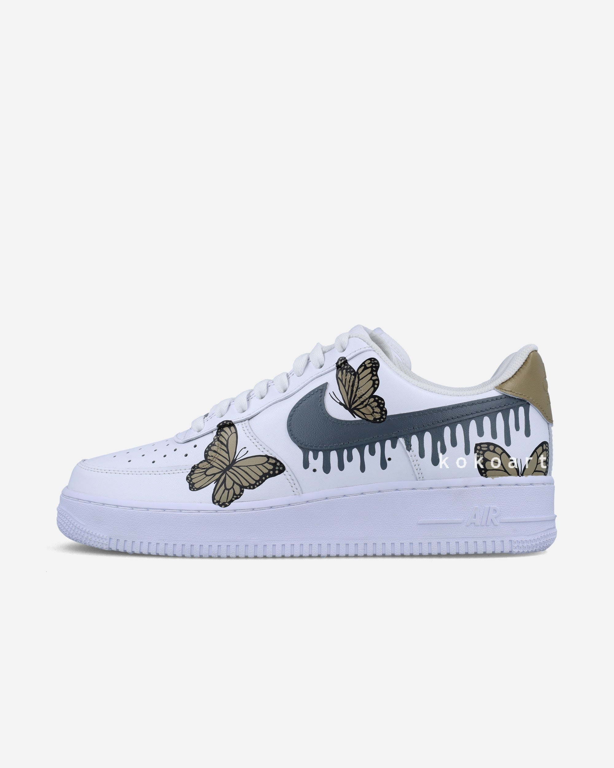AF1 Khaki Butterflies