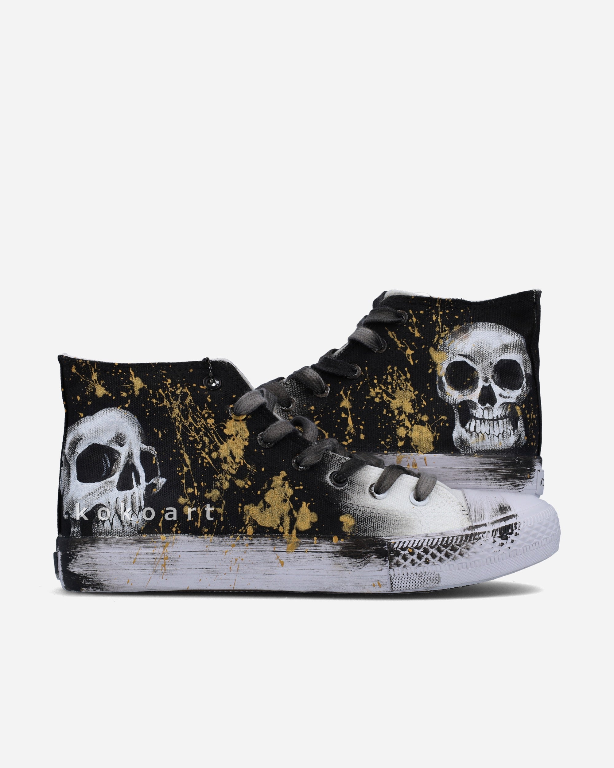 Skulls Hand Painted Shoes