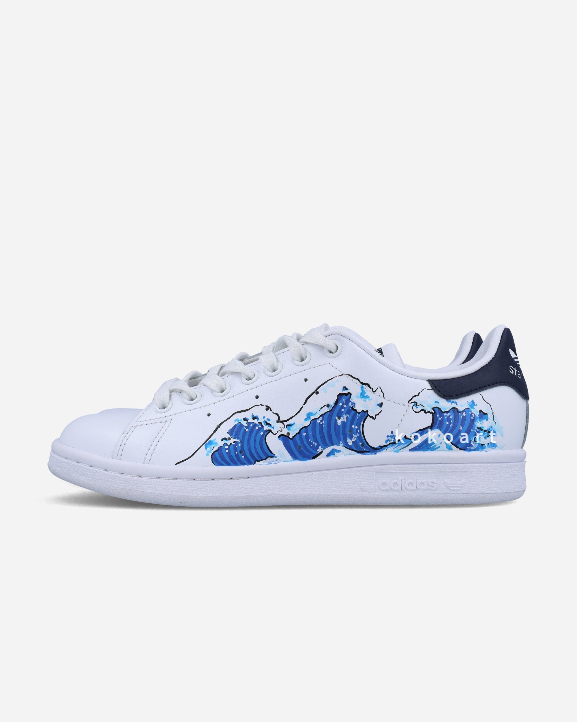Stan Smith Hand Painted Wave