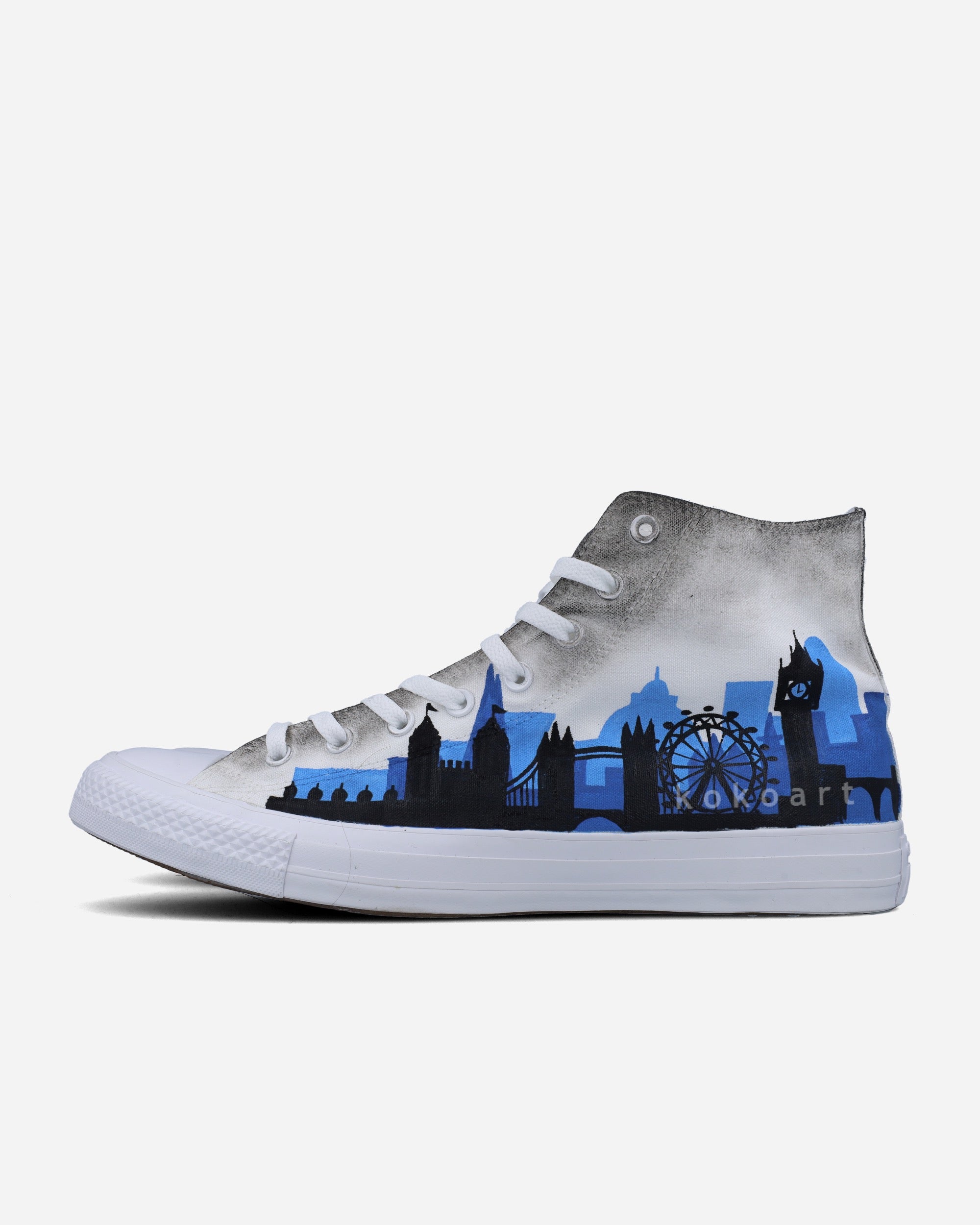 All Star Hand Painted London Skyline