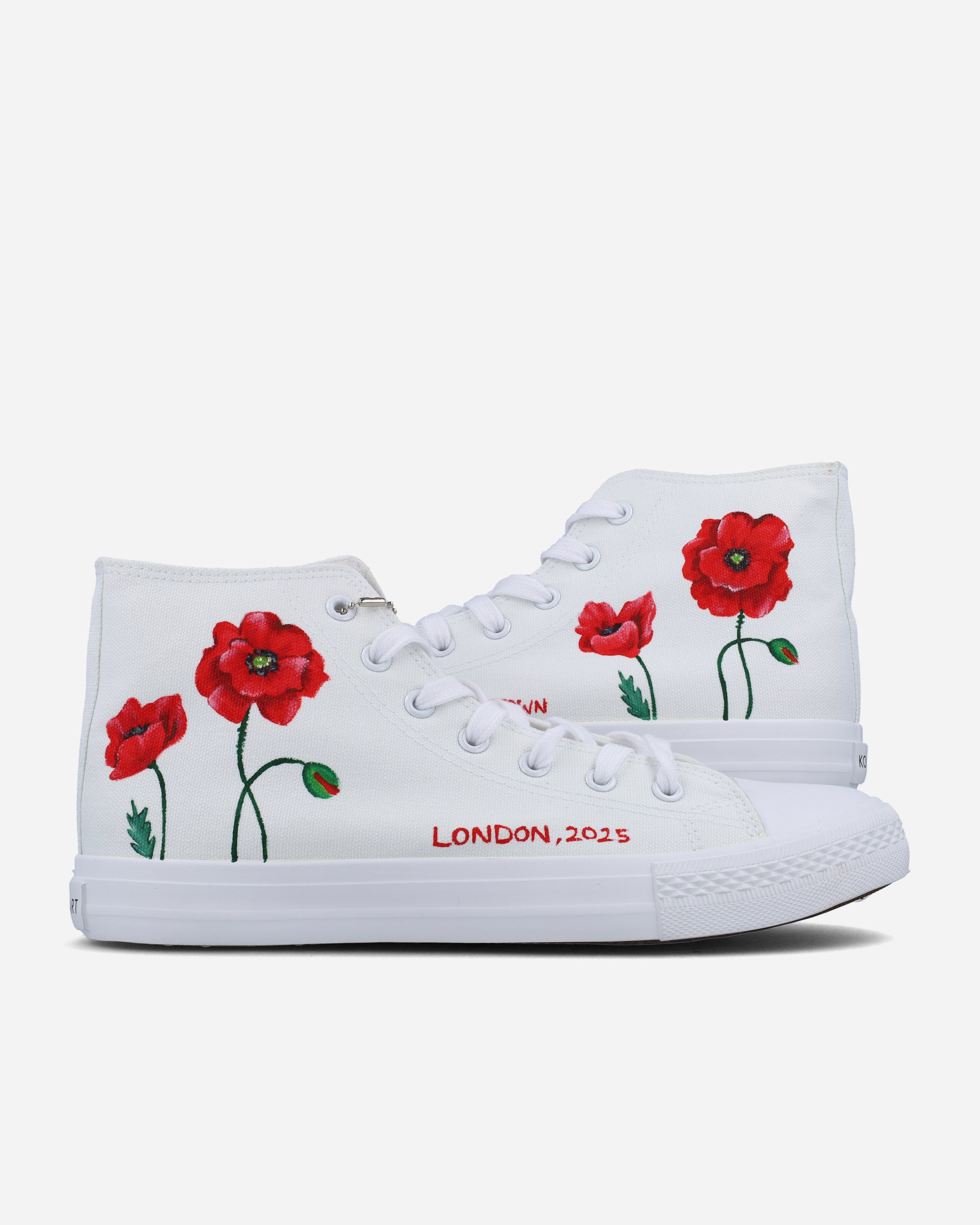 Poppies Hand Painted Shoes