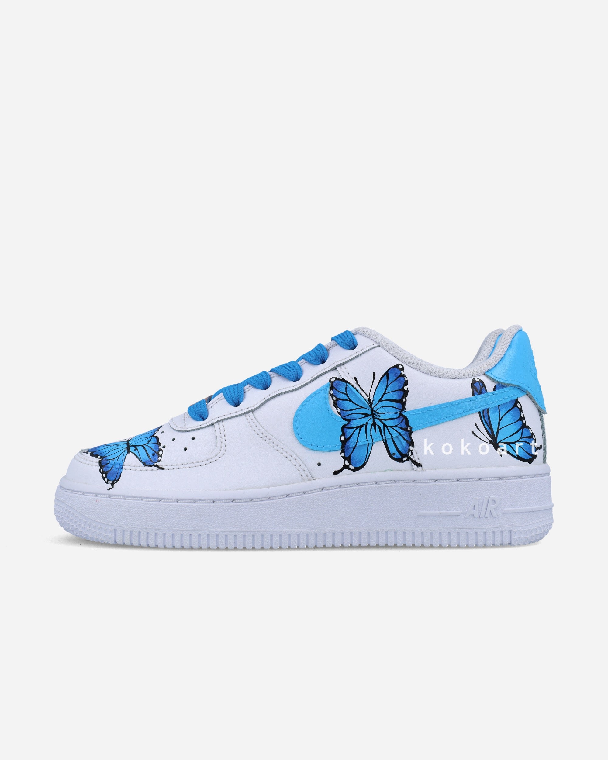 AF1 Blue Butterflies