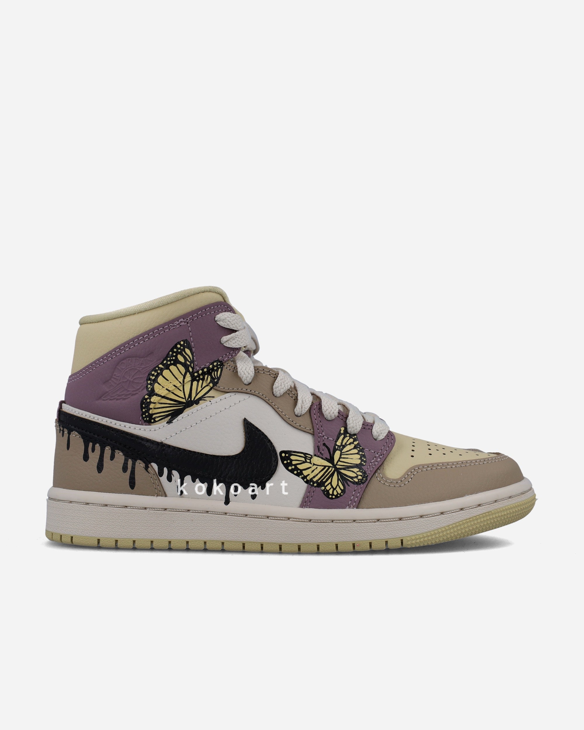 Air Jordan Hand Painted butterflies