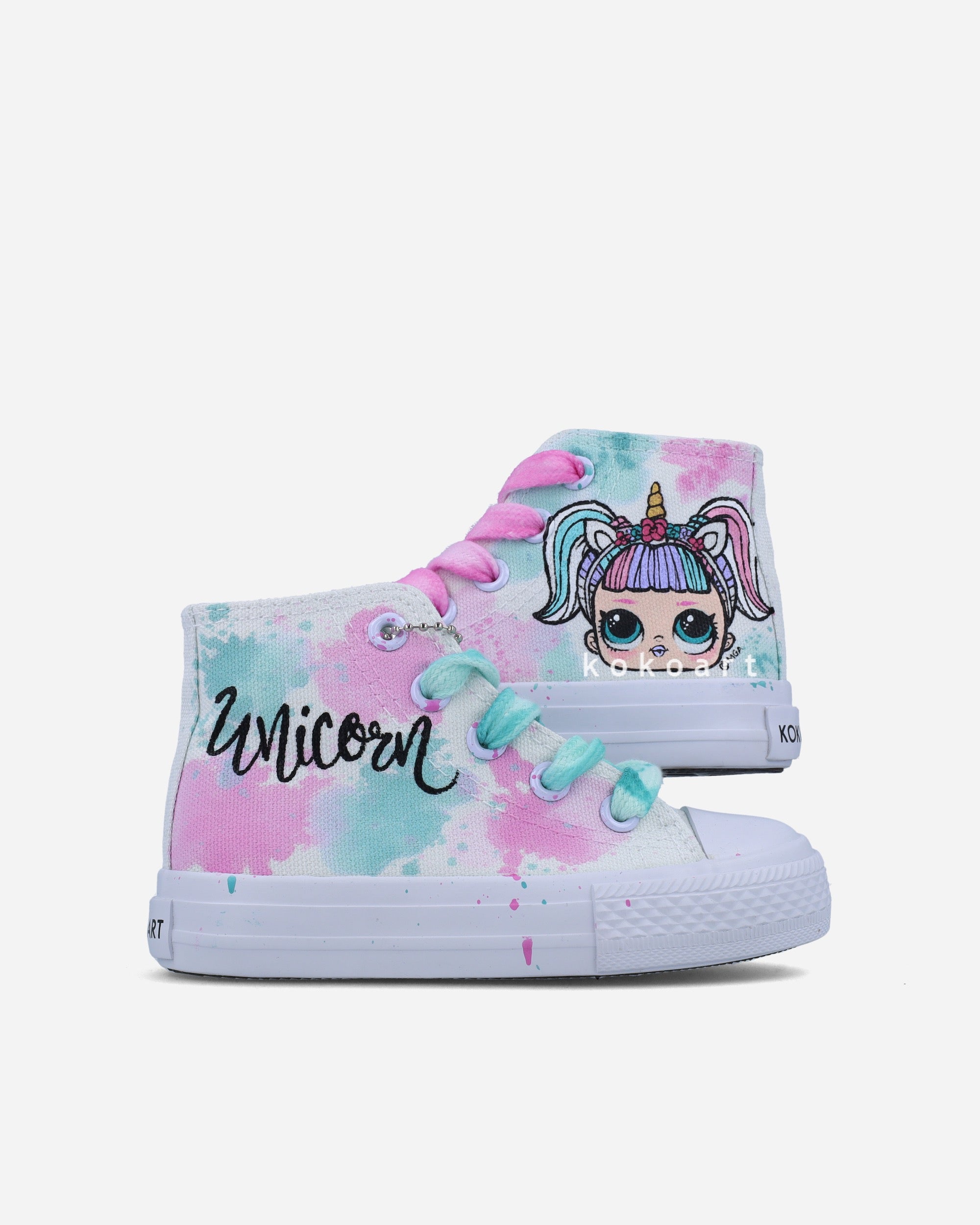 Unicorn L.O.L. SURPRISE! Hand Painted Shoes
