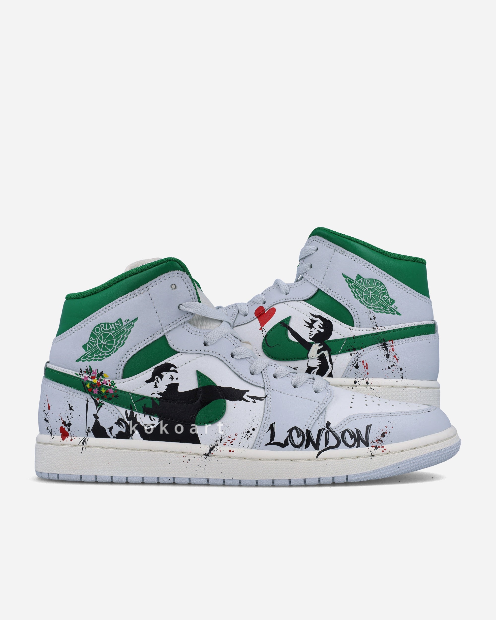 Air Jordan Hand Painted Graffiti