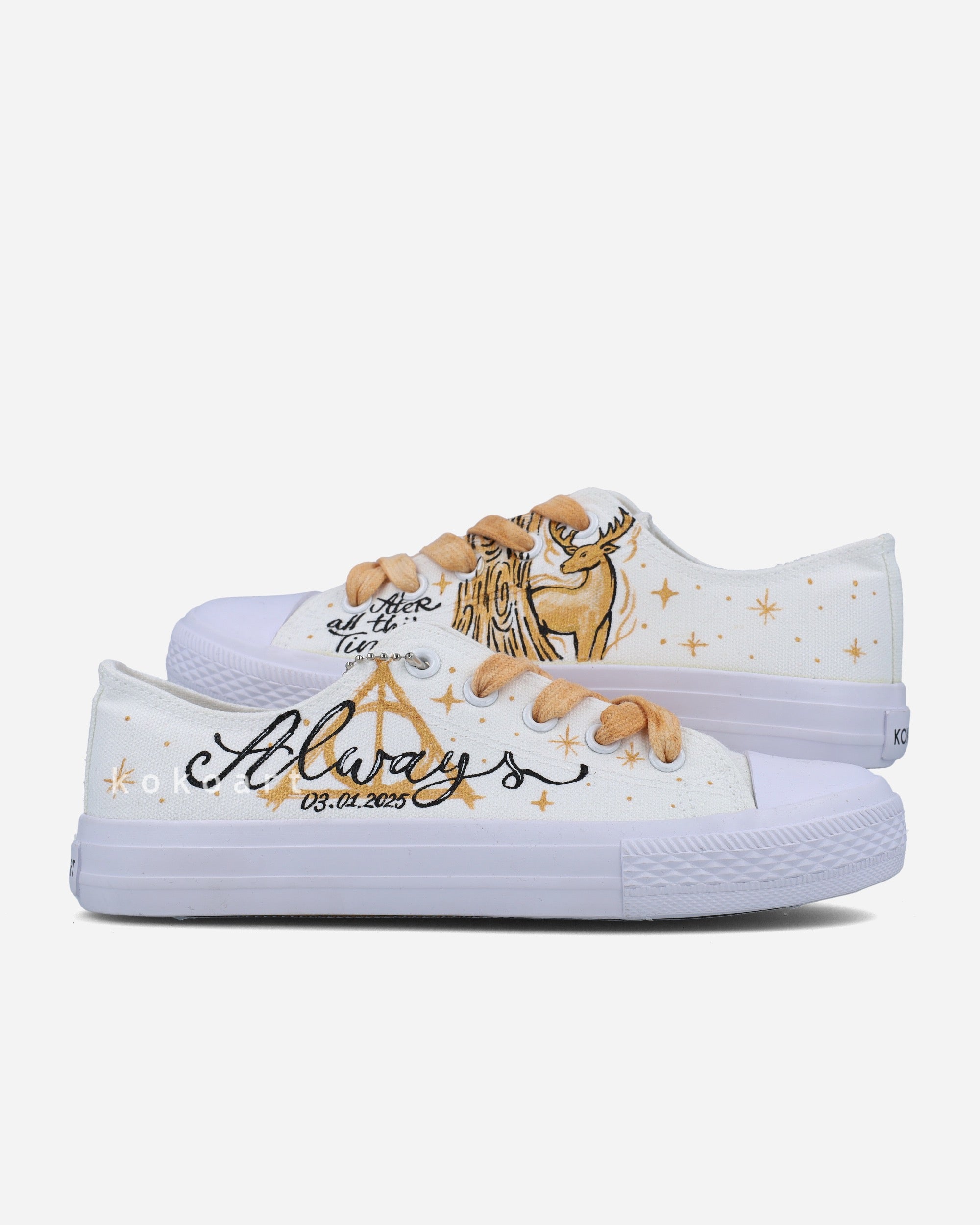 Abstract Hand Painted Shoes