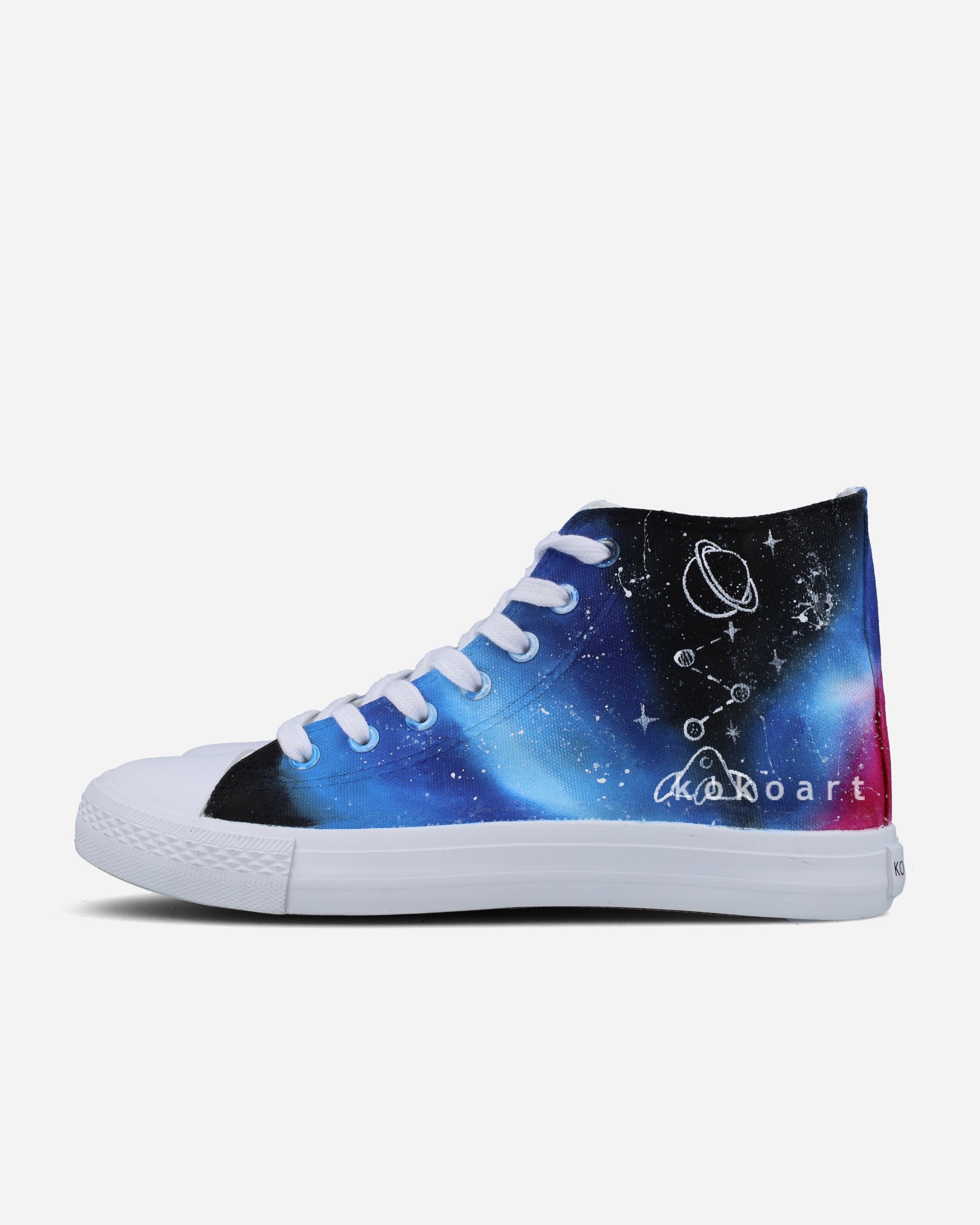 Astronauts Hand Painted Shoes