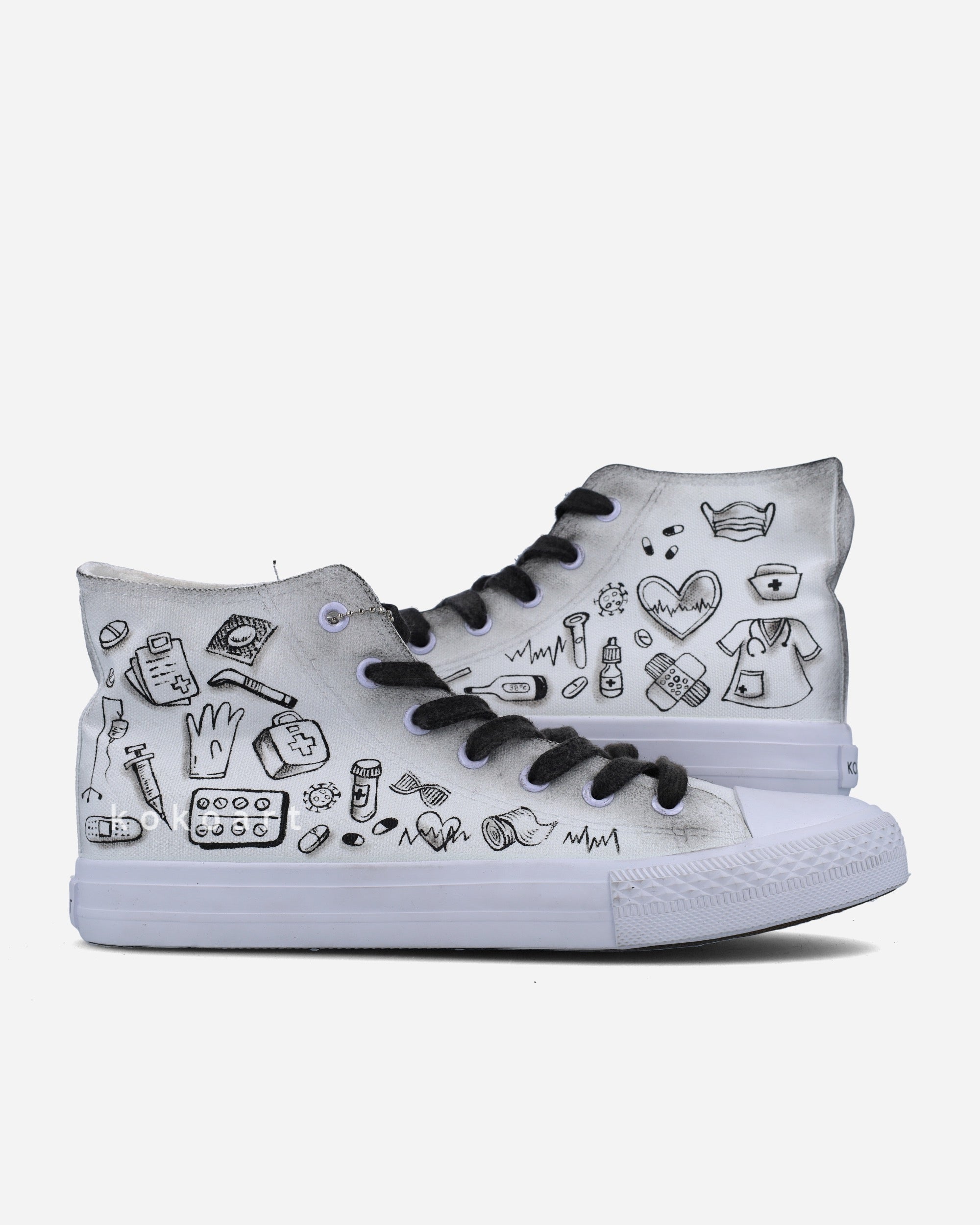 Nurse Hand Painted Shoes