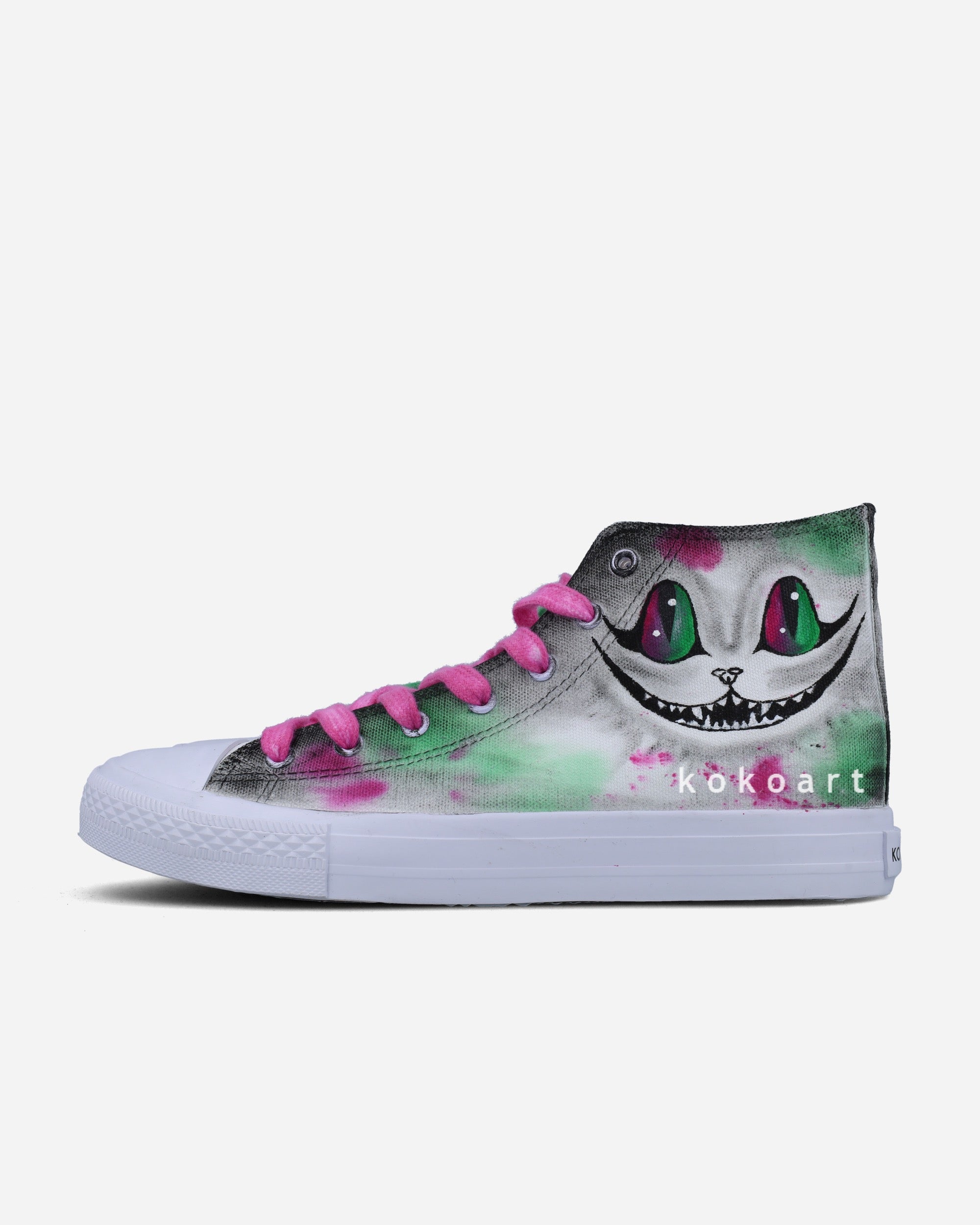 We're all Mad here Hand Painted Shoes