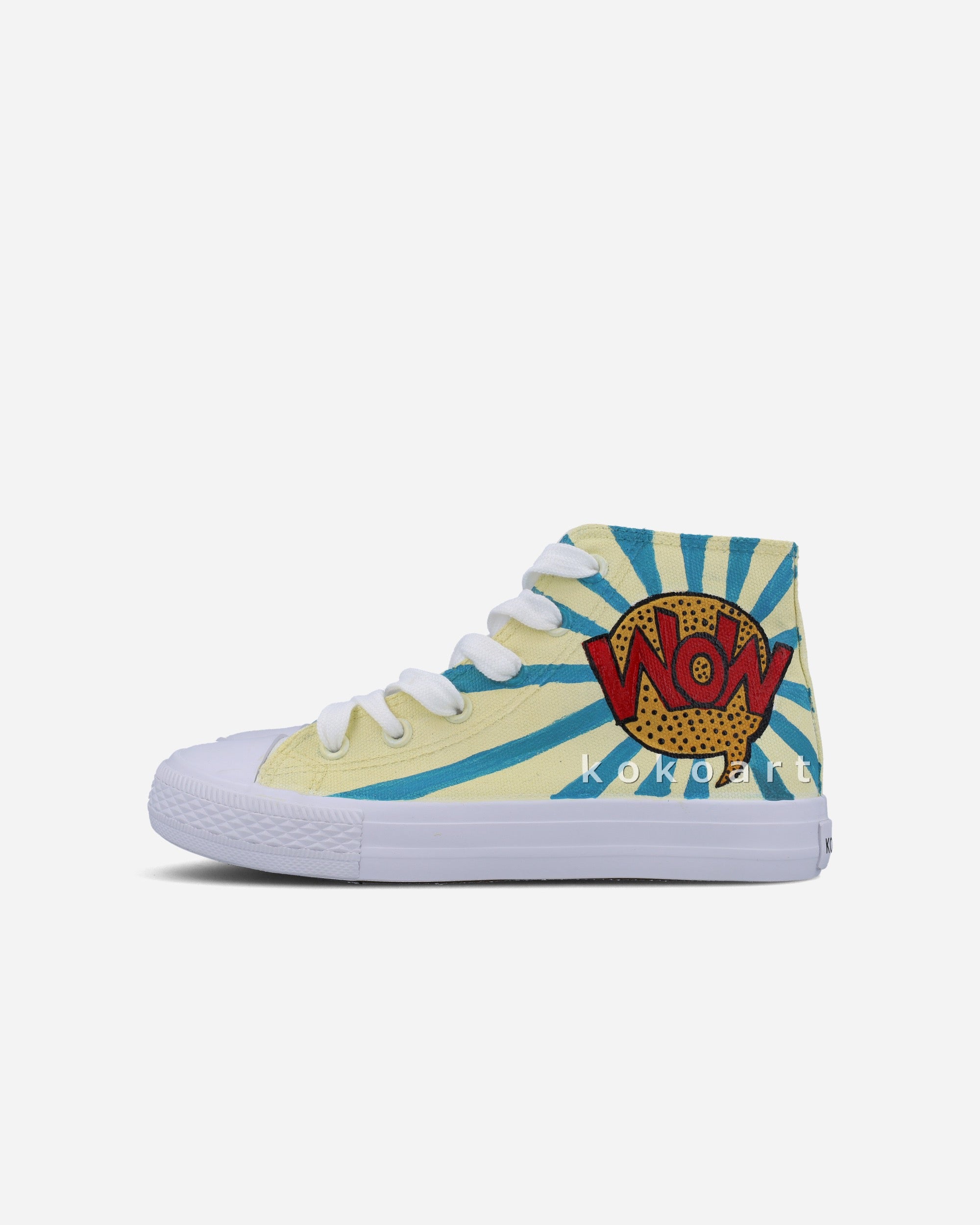 Omg Wow Comic Hand Painted Shoes