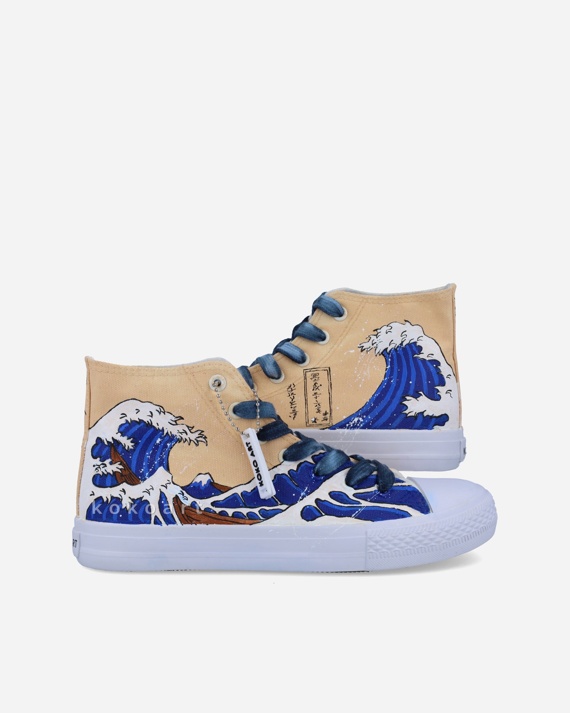 Wave Hand Painted Shoes