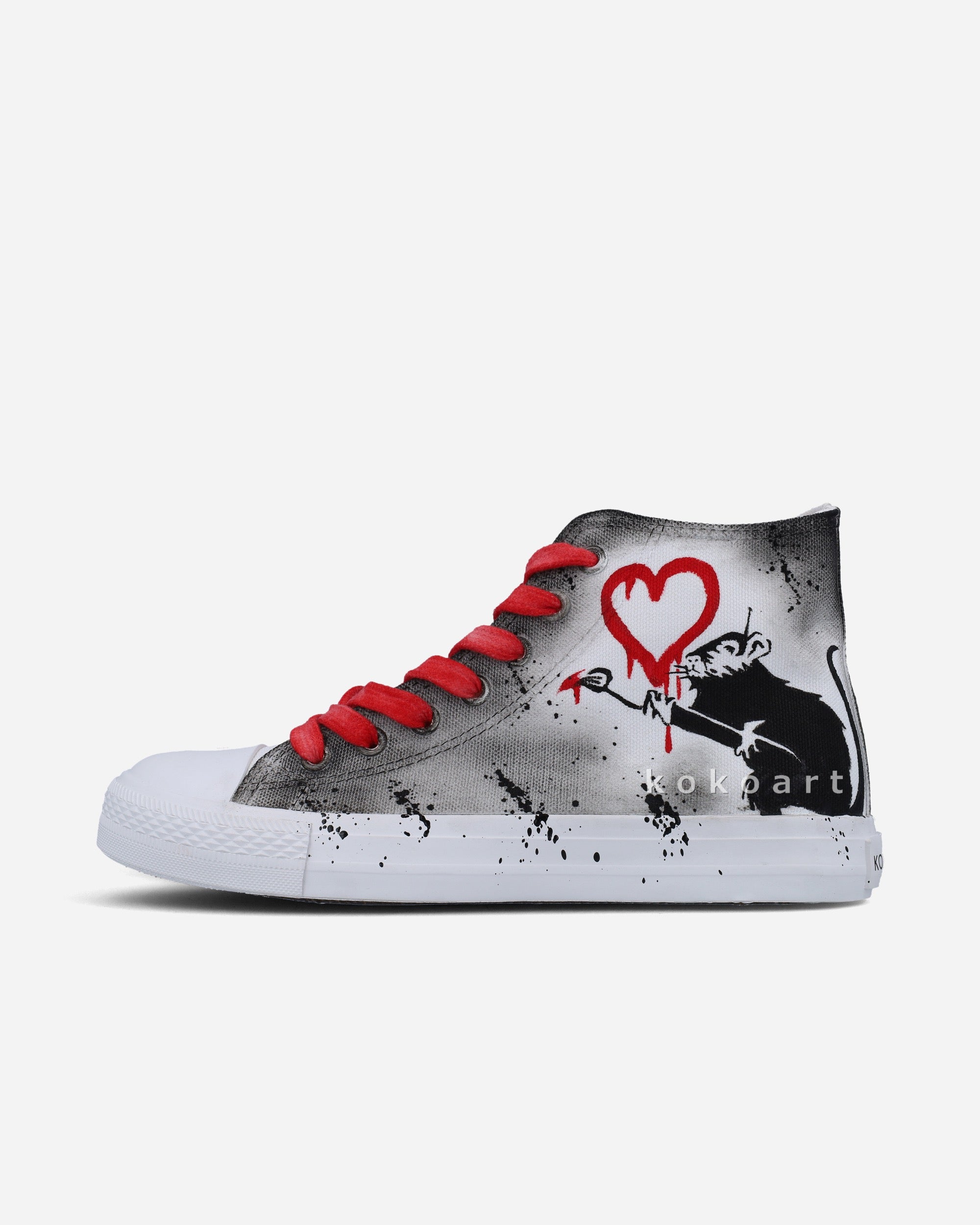 Love Rat Hand Painted Shoes