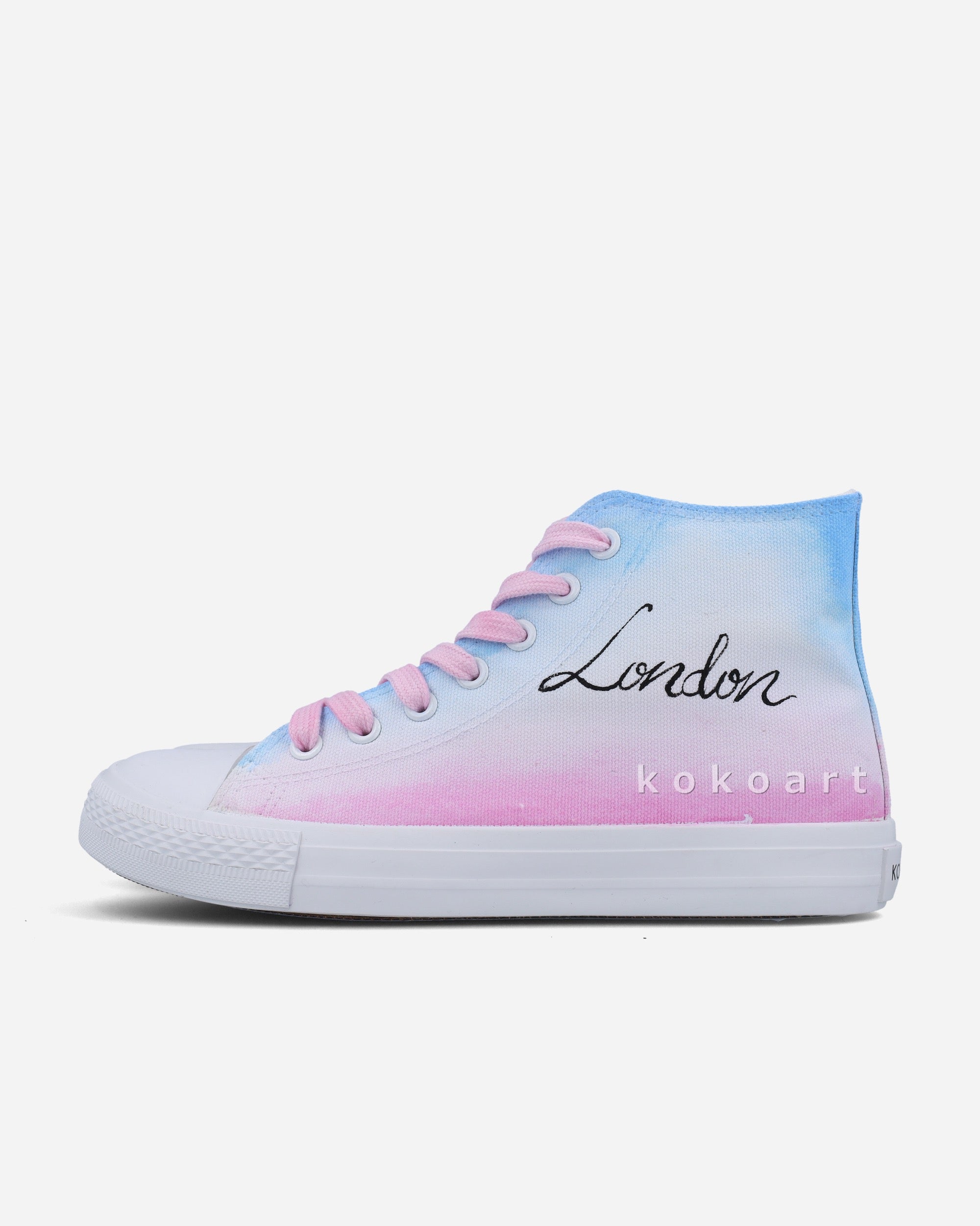 London Skyline Hand Painted Shoes