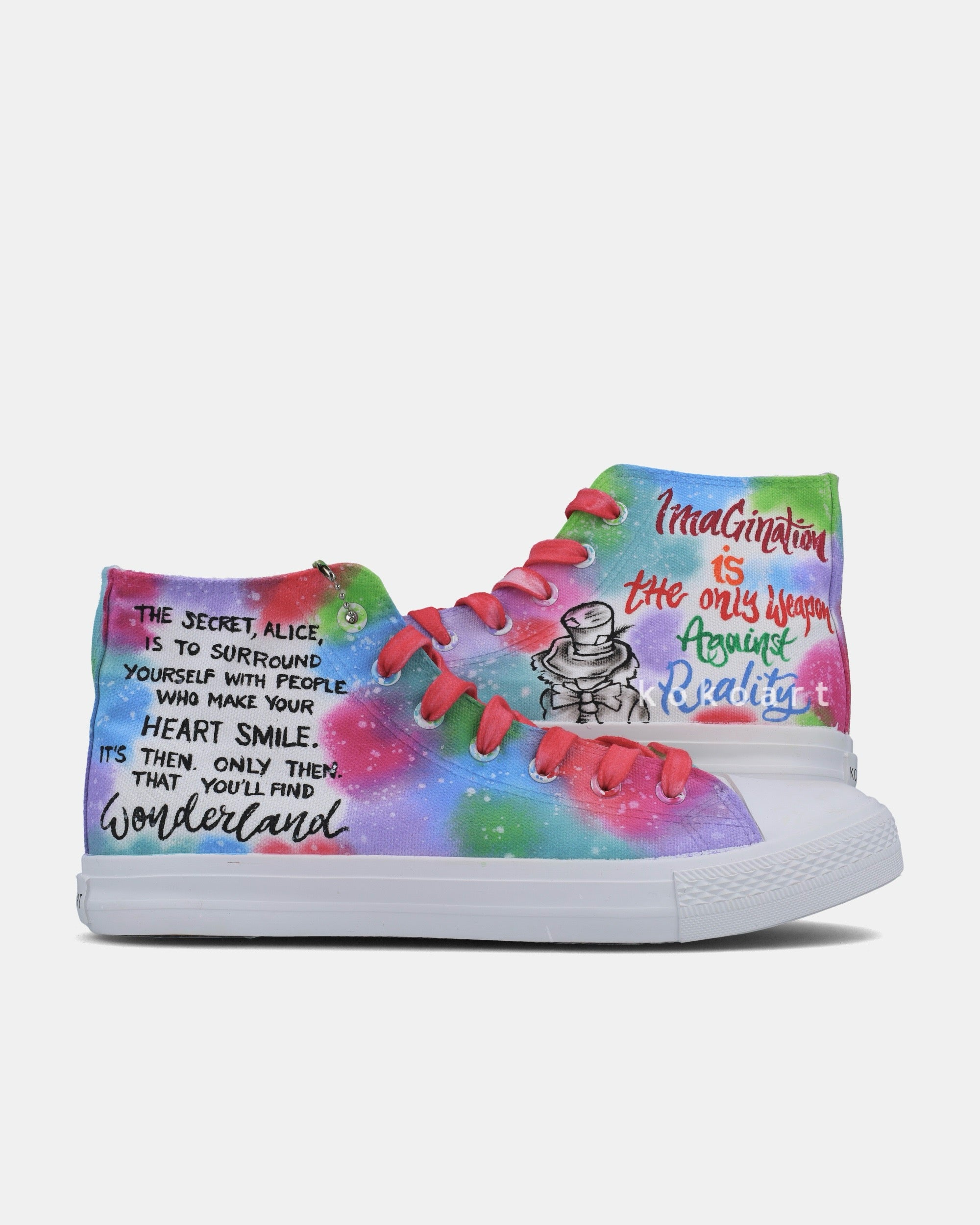 The Mad Hatter Hand Painted Shoes