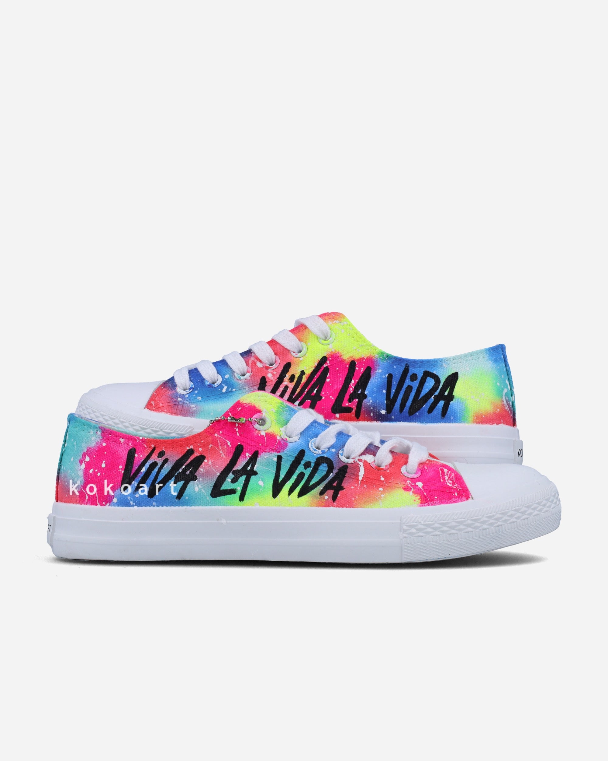 Frida Kahlo Viva la Vida Hand Painted Shoes
