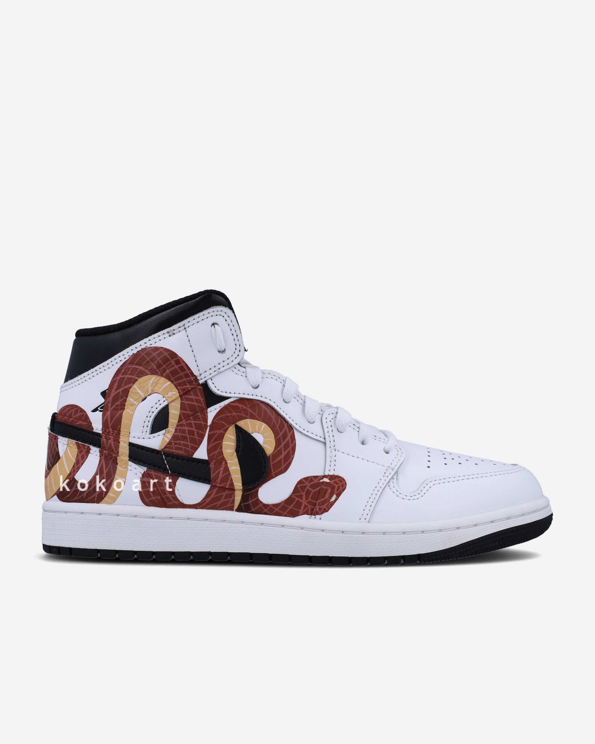 Air Jordan Hand Painted Snake