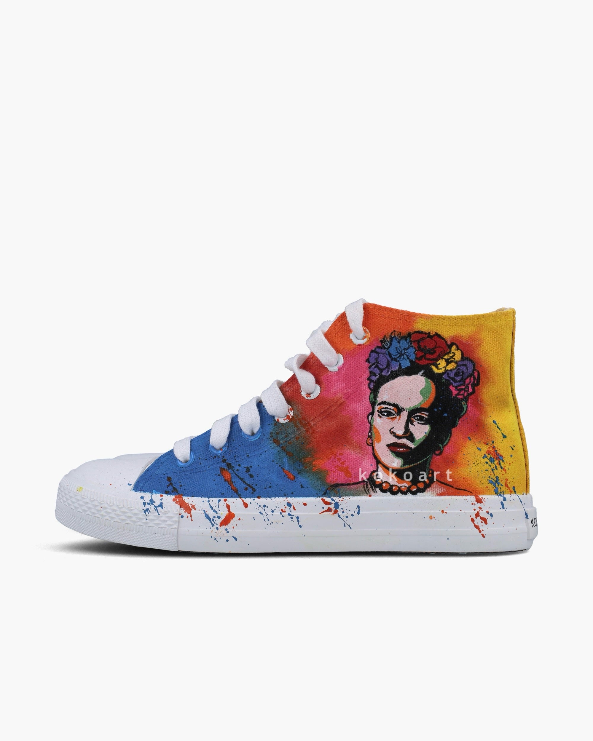 Frida Kahlo Pop Art Hand Painted Shoes