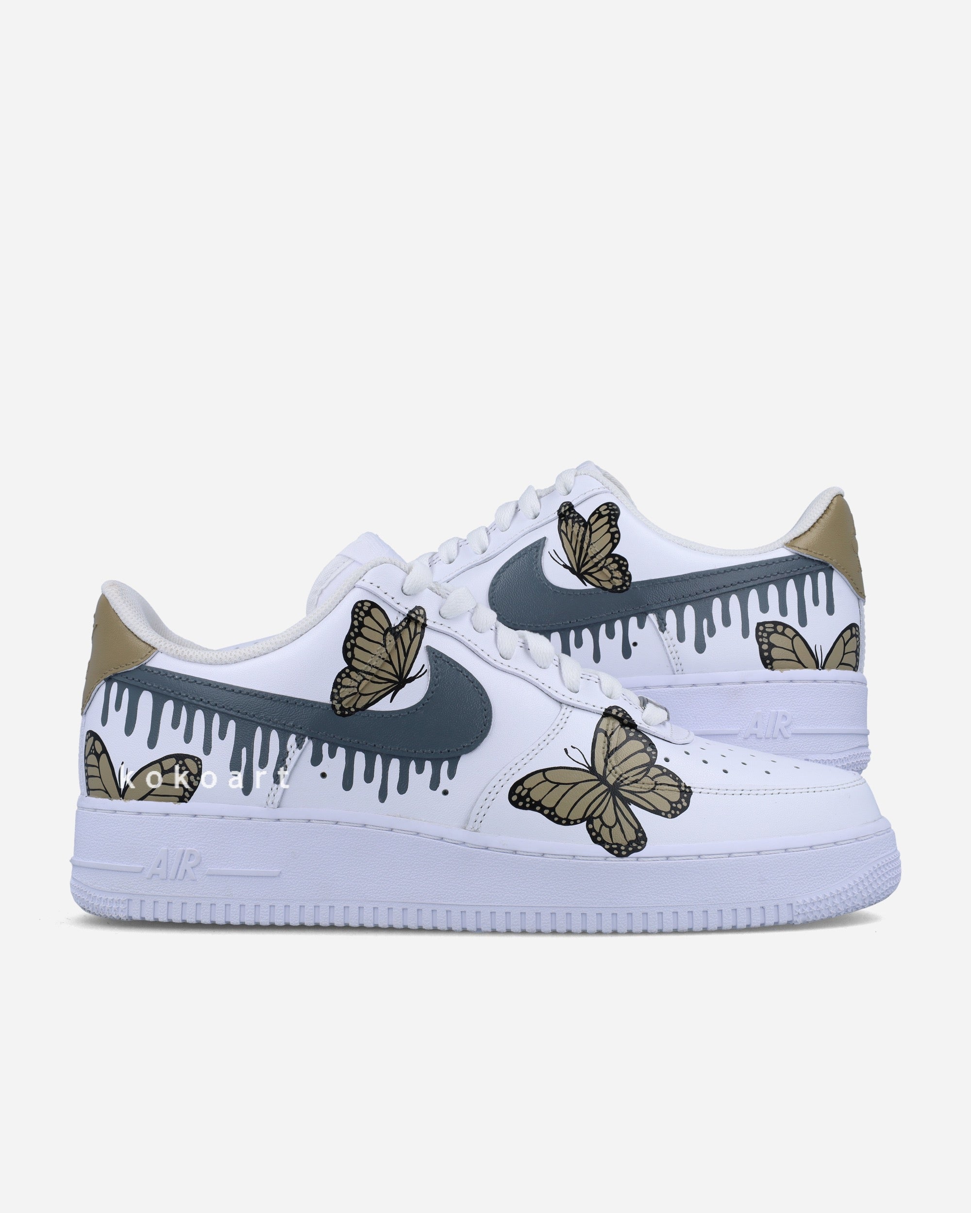AF1 Khaki Butterflies