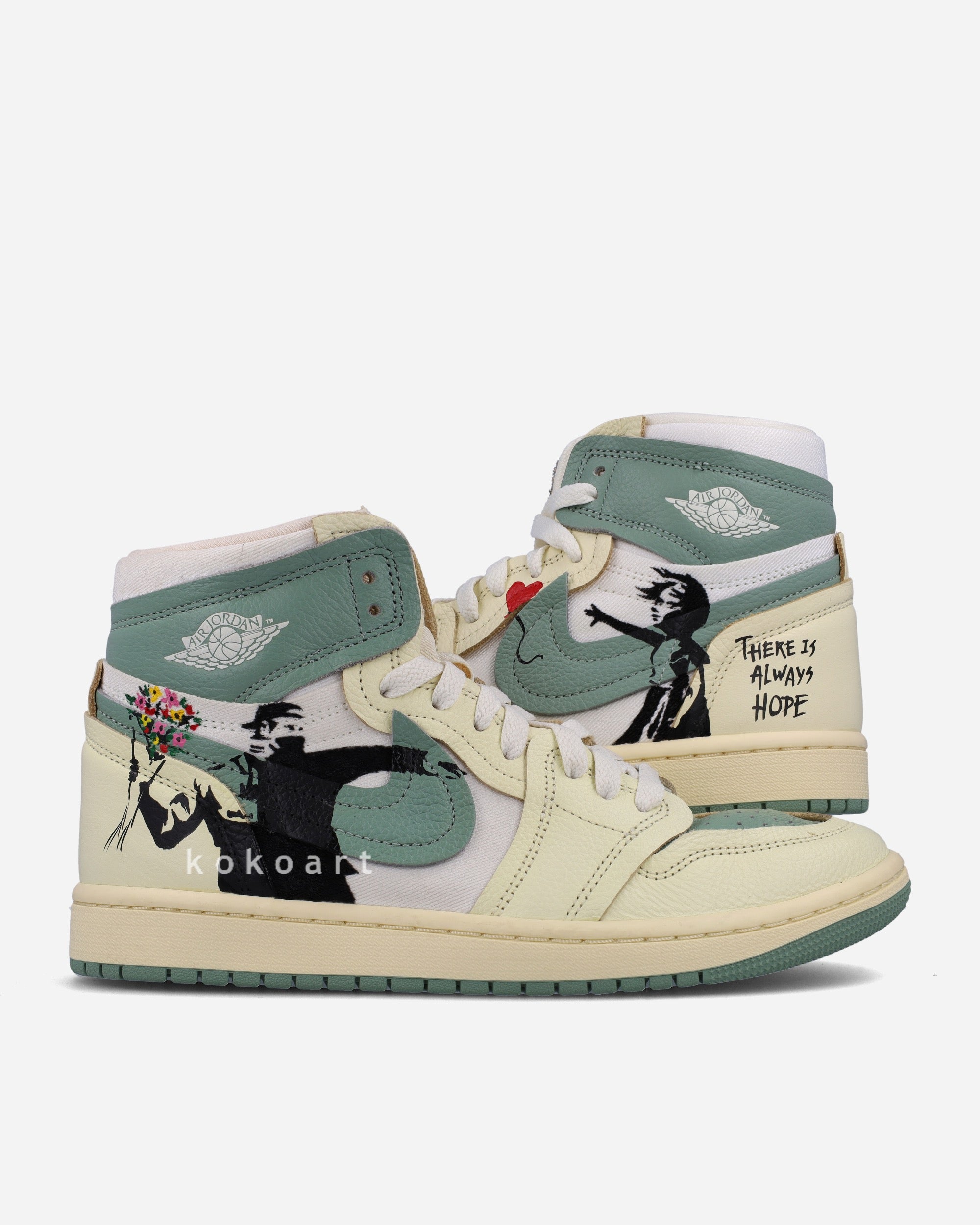 Air Jordan Hand Painted Graffiti