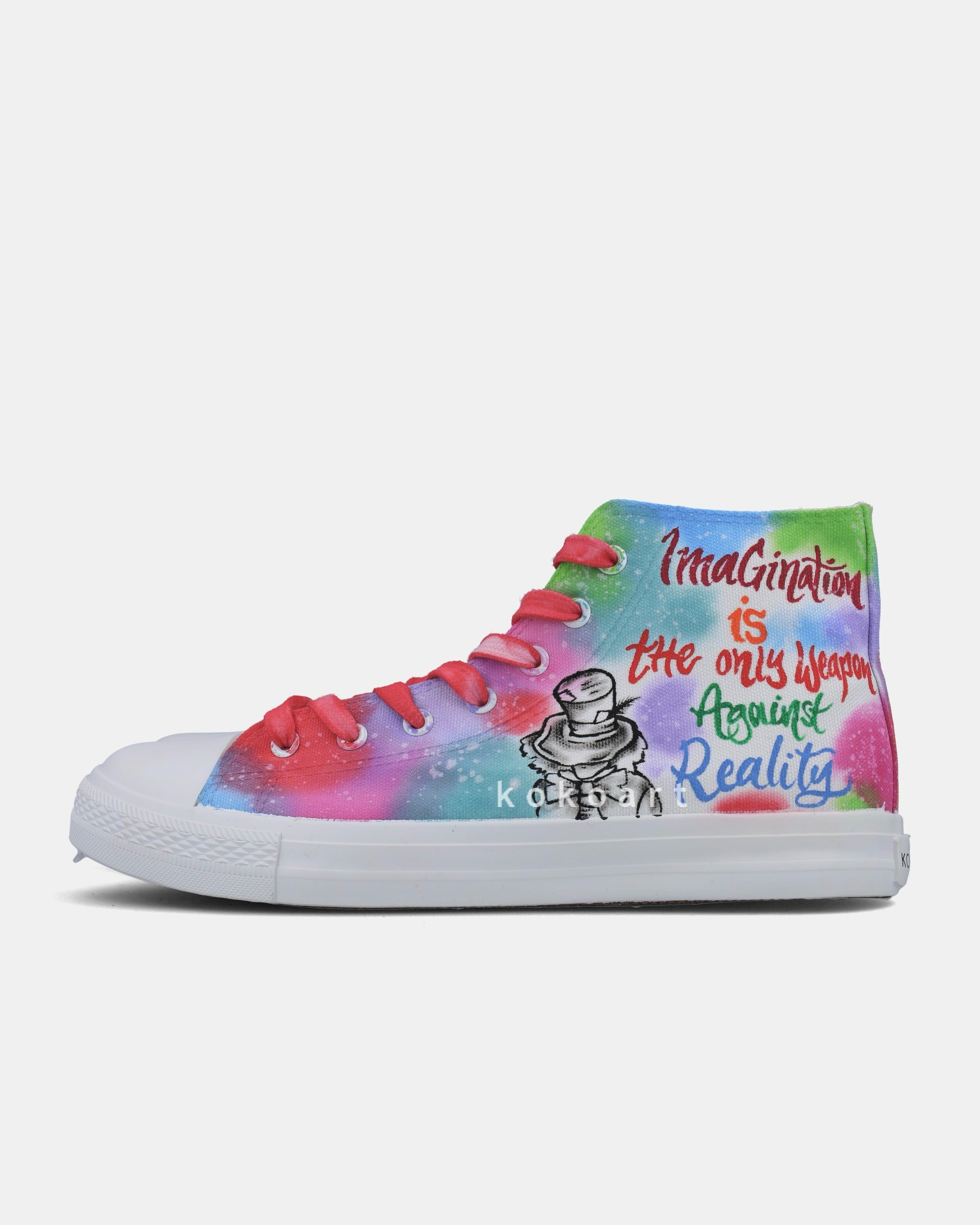 The Mad Hatter Hand Painted Shoes