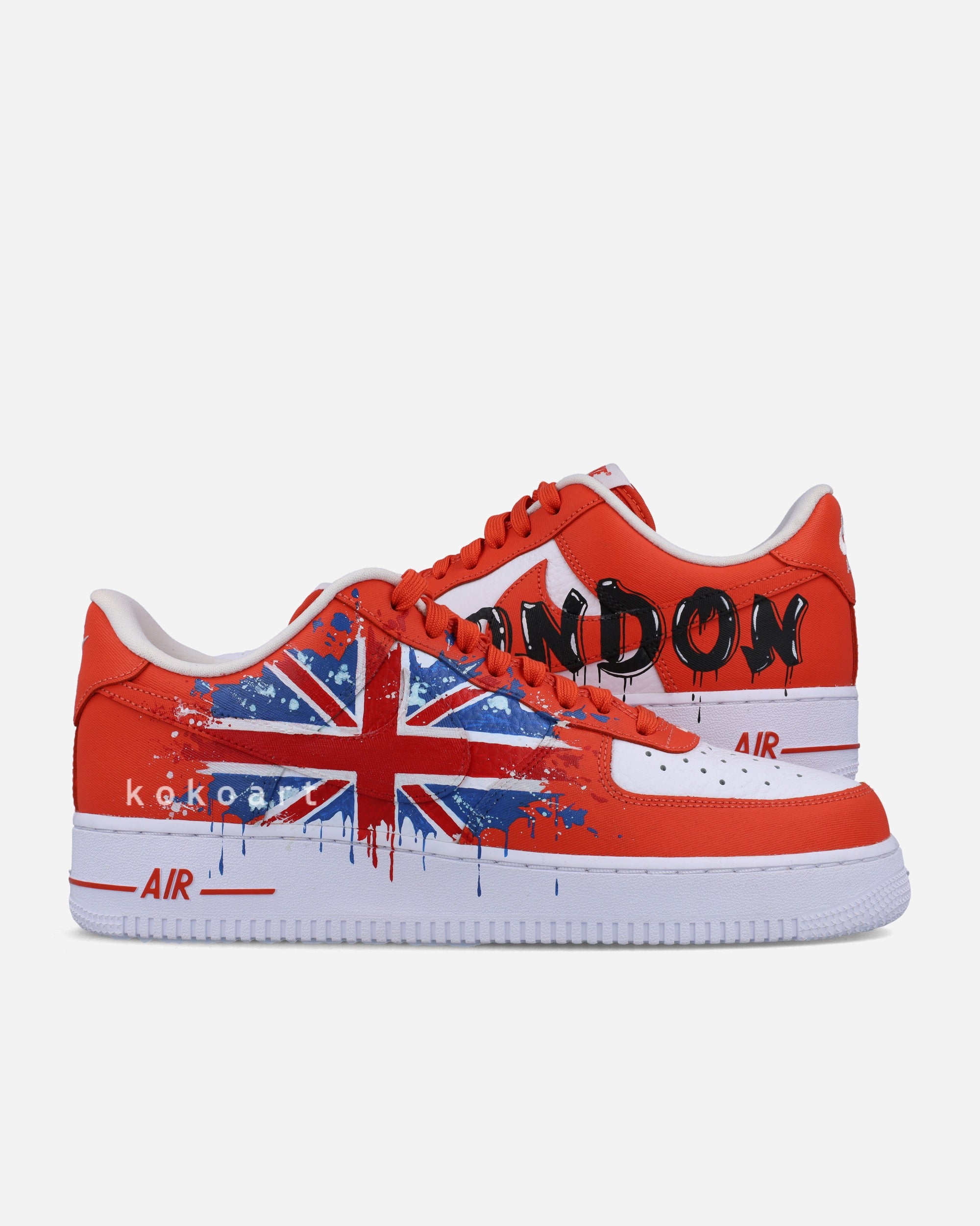 Red AF1 London