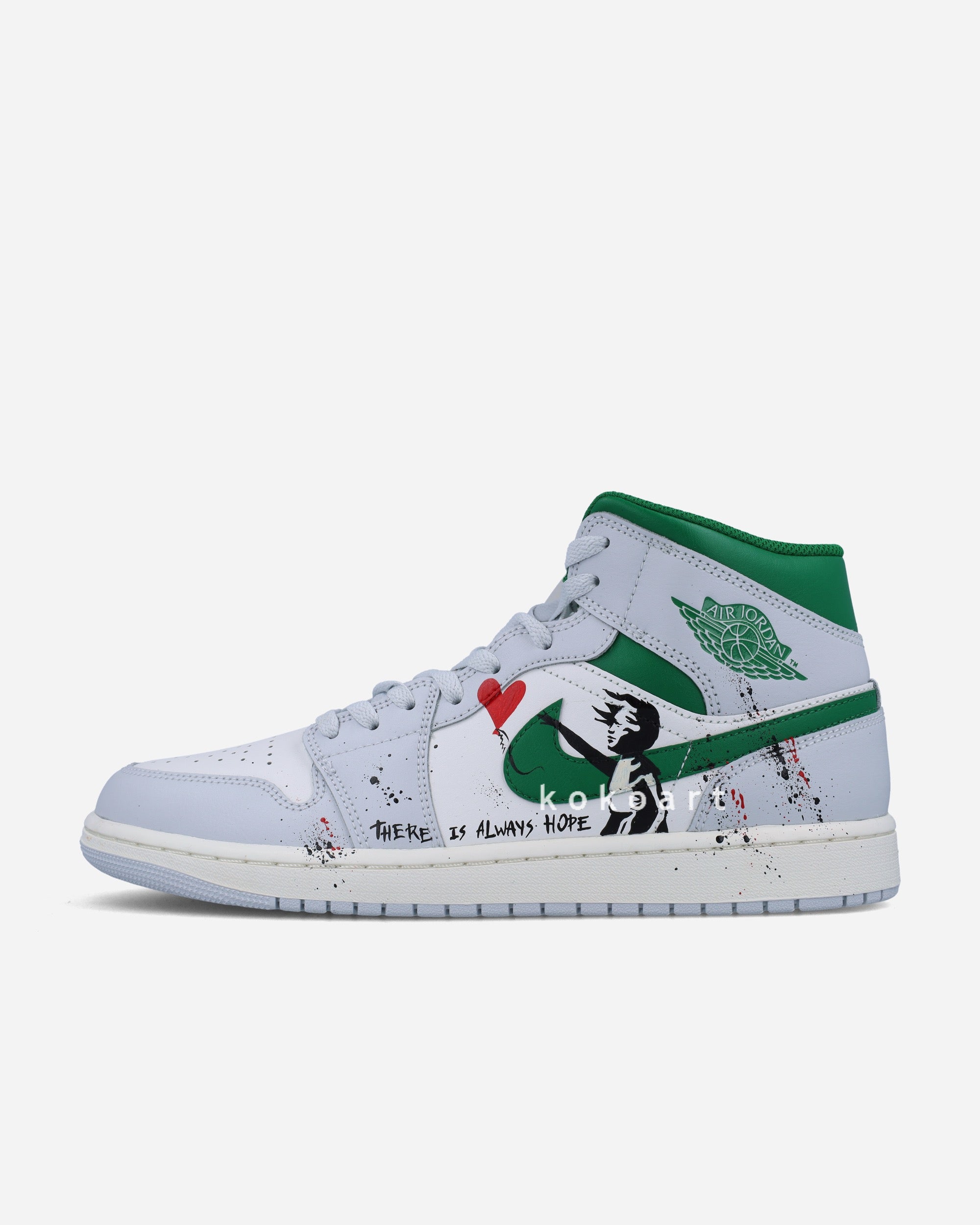 Air Jordan Hand Painted Graffiti