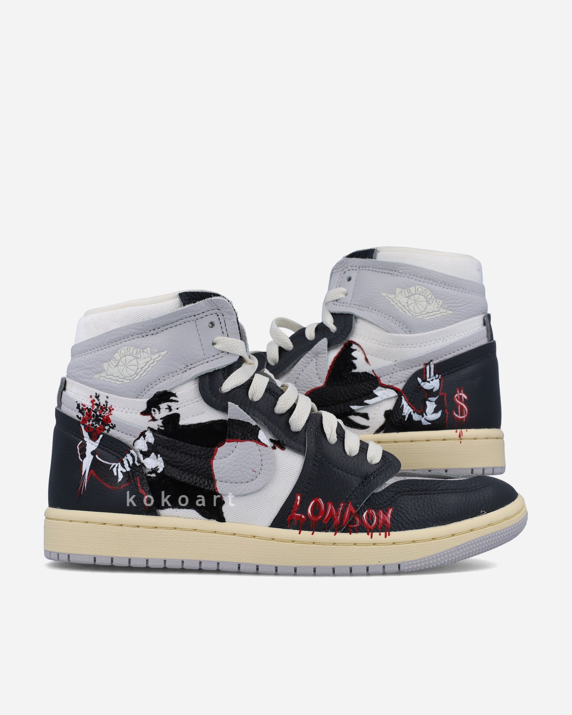Air Jordan Hand Painted Graffiti
