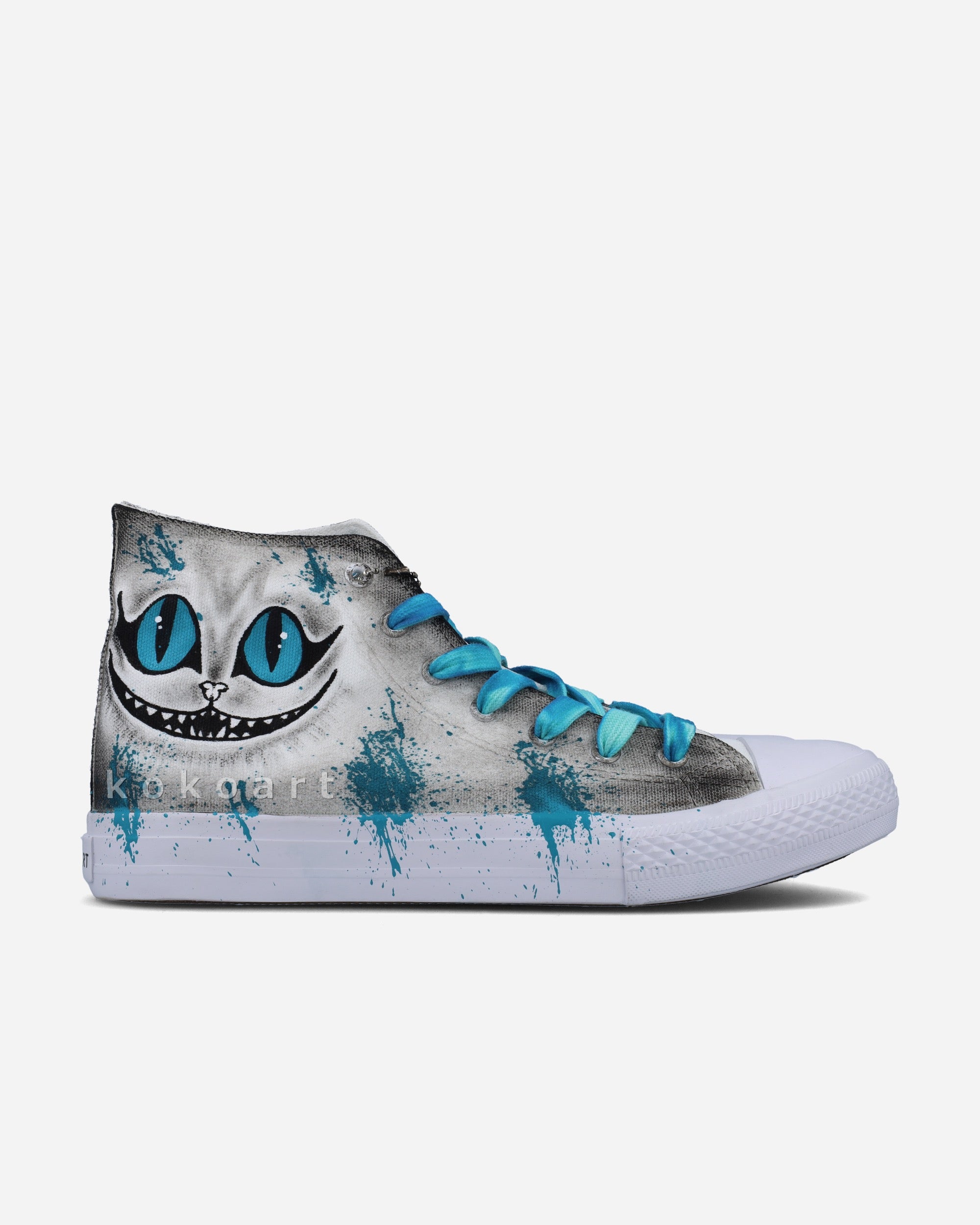 We're All Mad Here Hand Painted Shoes