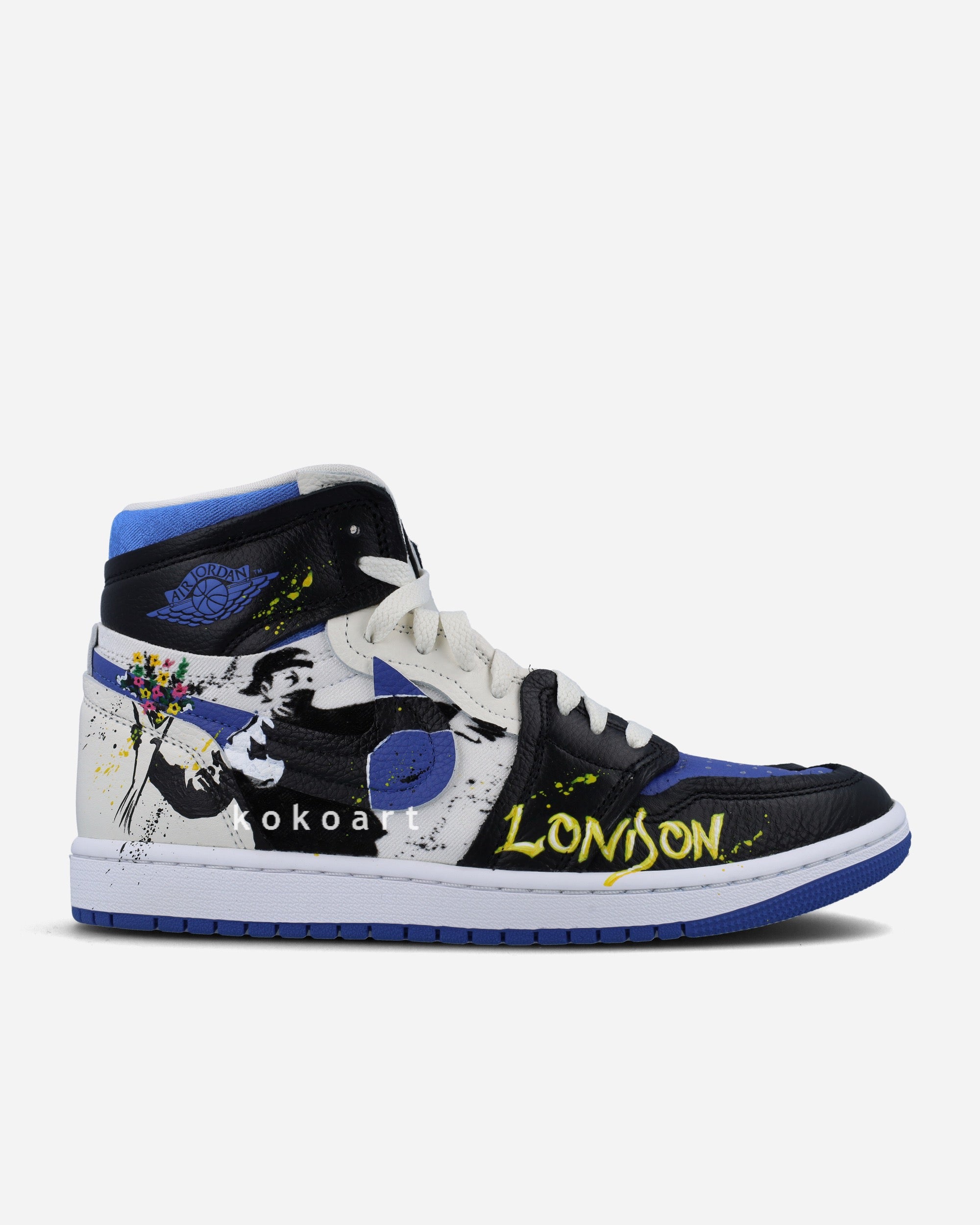 Air Jordan Hand Painted Graffiti London