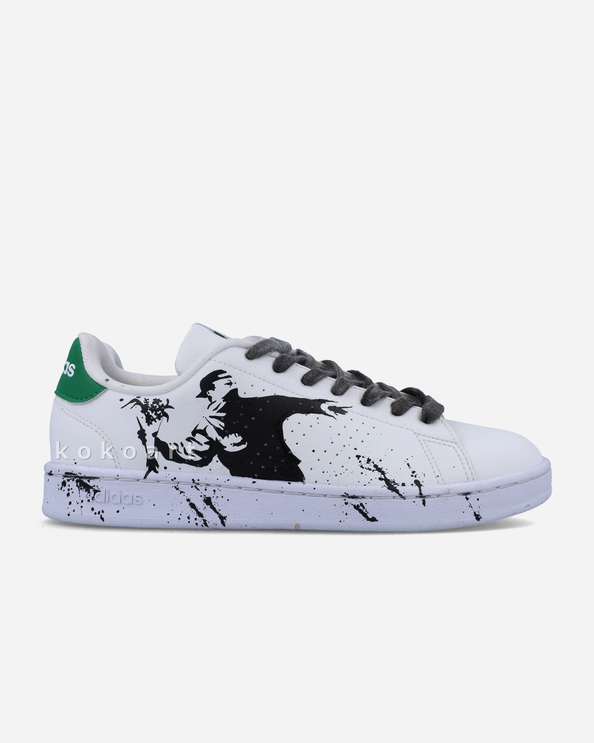 Adidas Advantage Hand Painted Graffiti