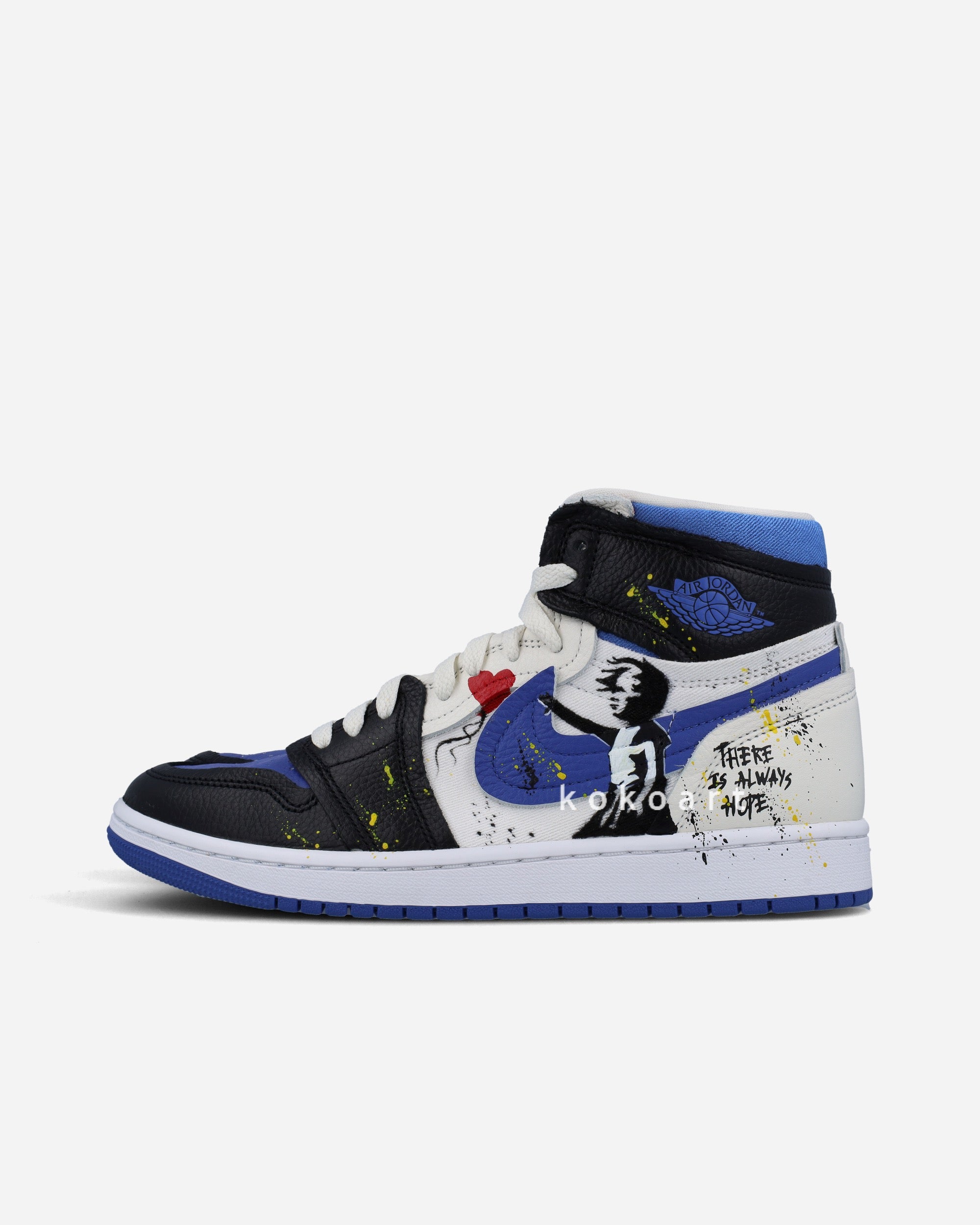 Air Jordan Hand Painted Graffiti London