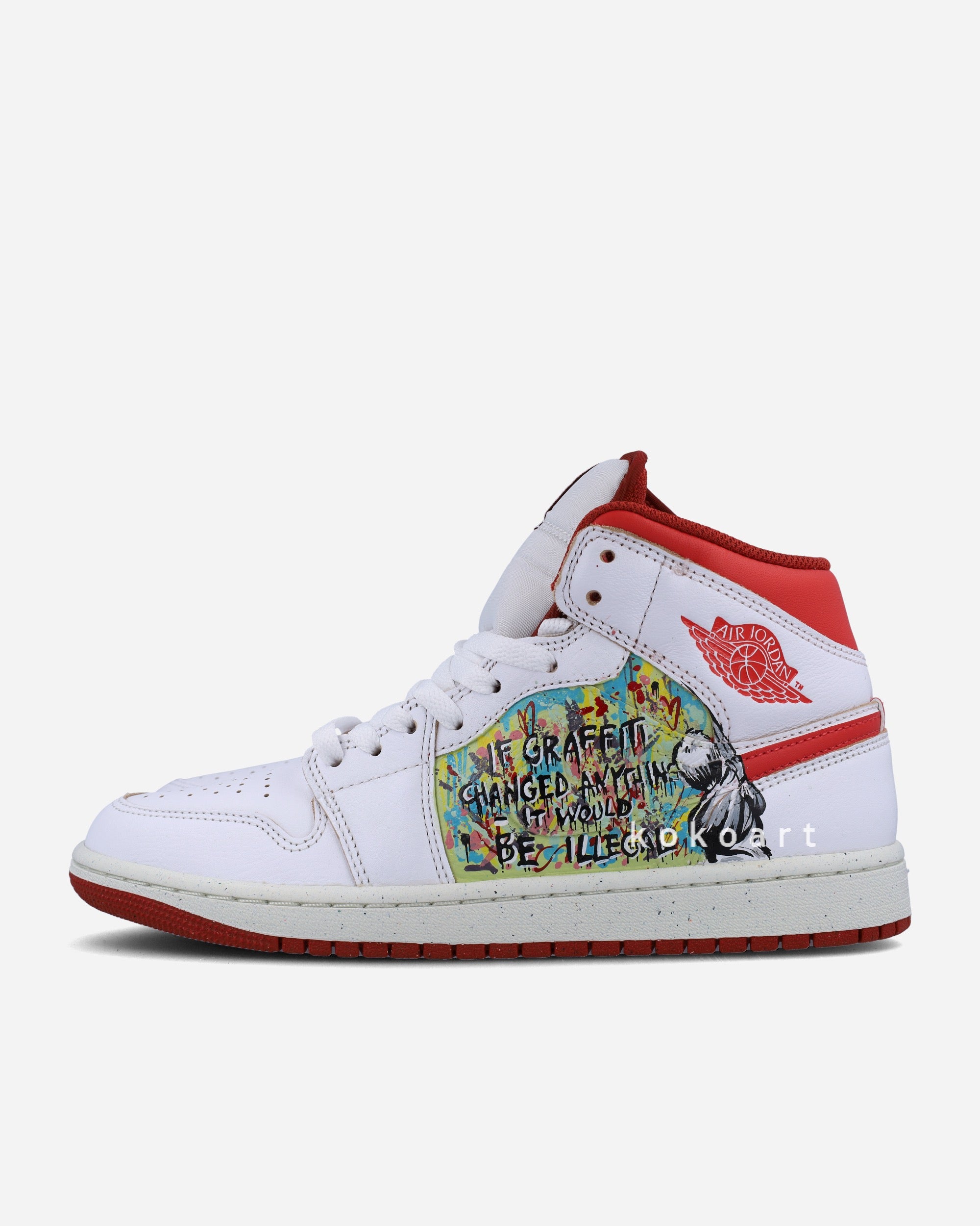 Air Jordan Hand Painted Graffiti
