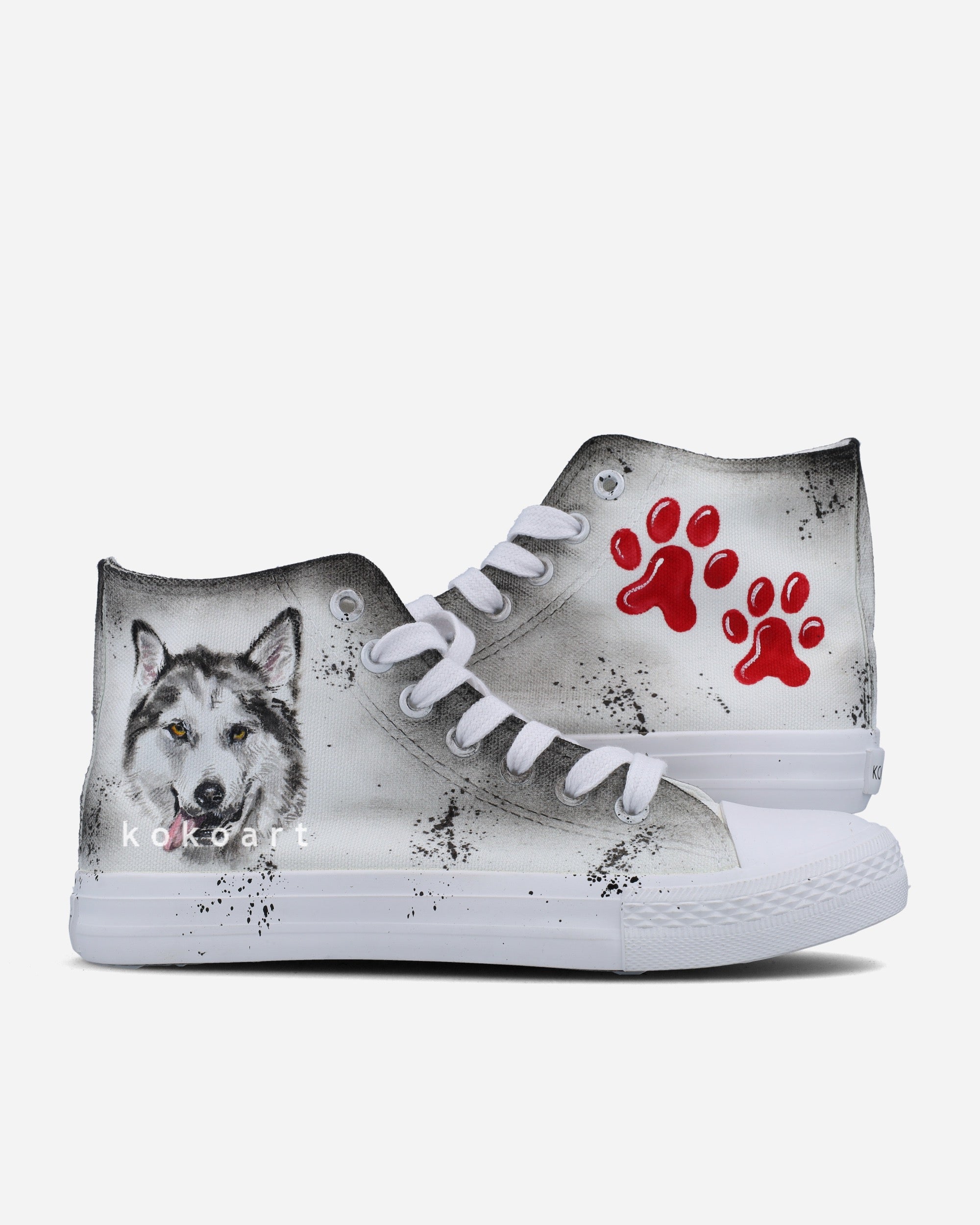 Customisable Pet Portrait Hand Painted Shoes