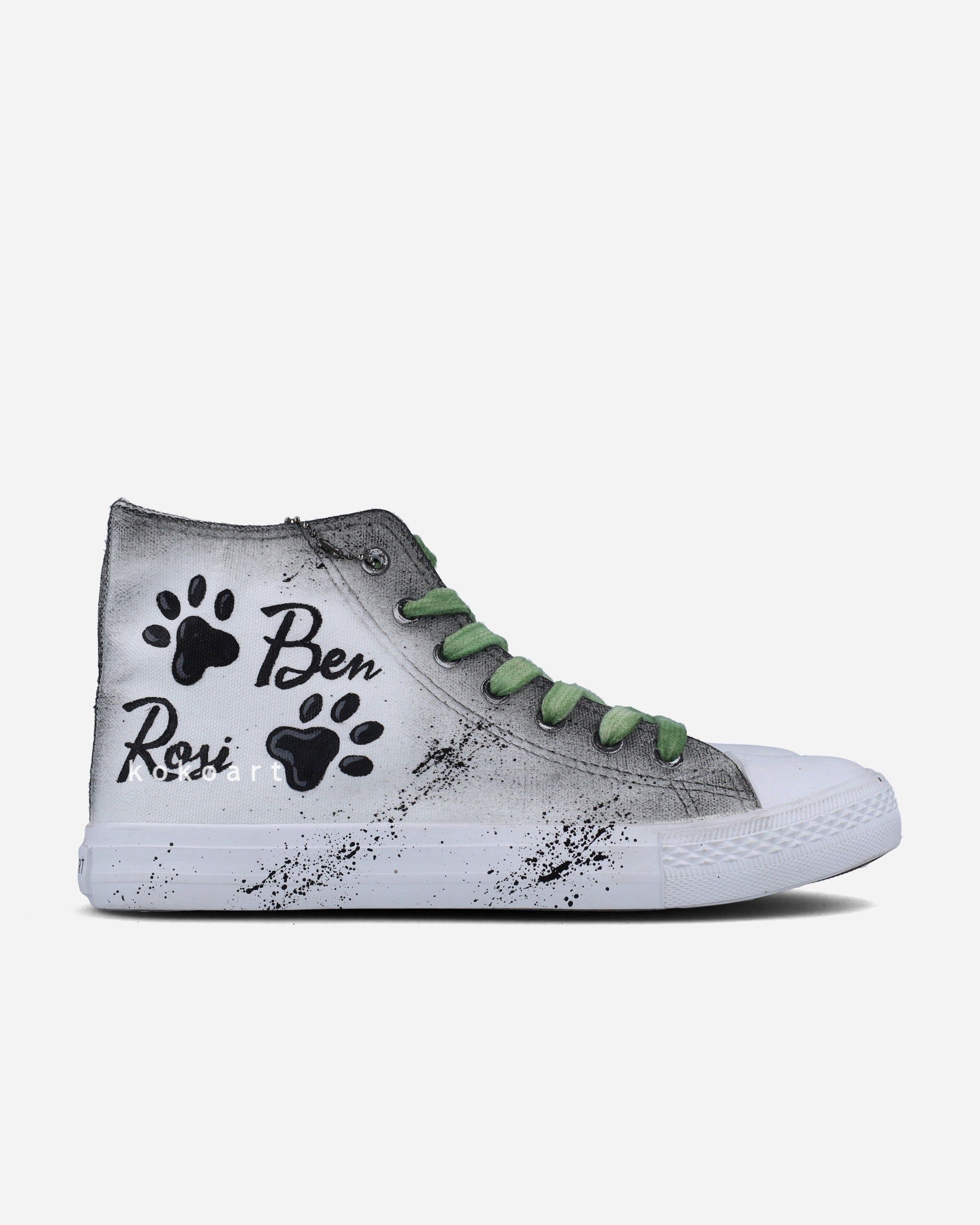 Pet Portraits Hand Painted Shoes