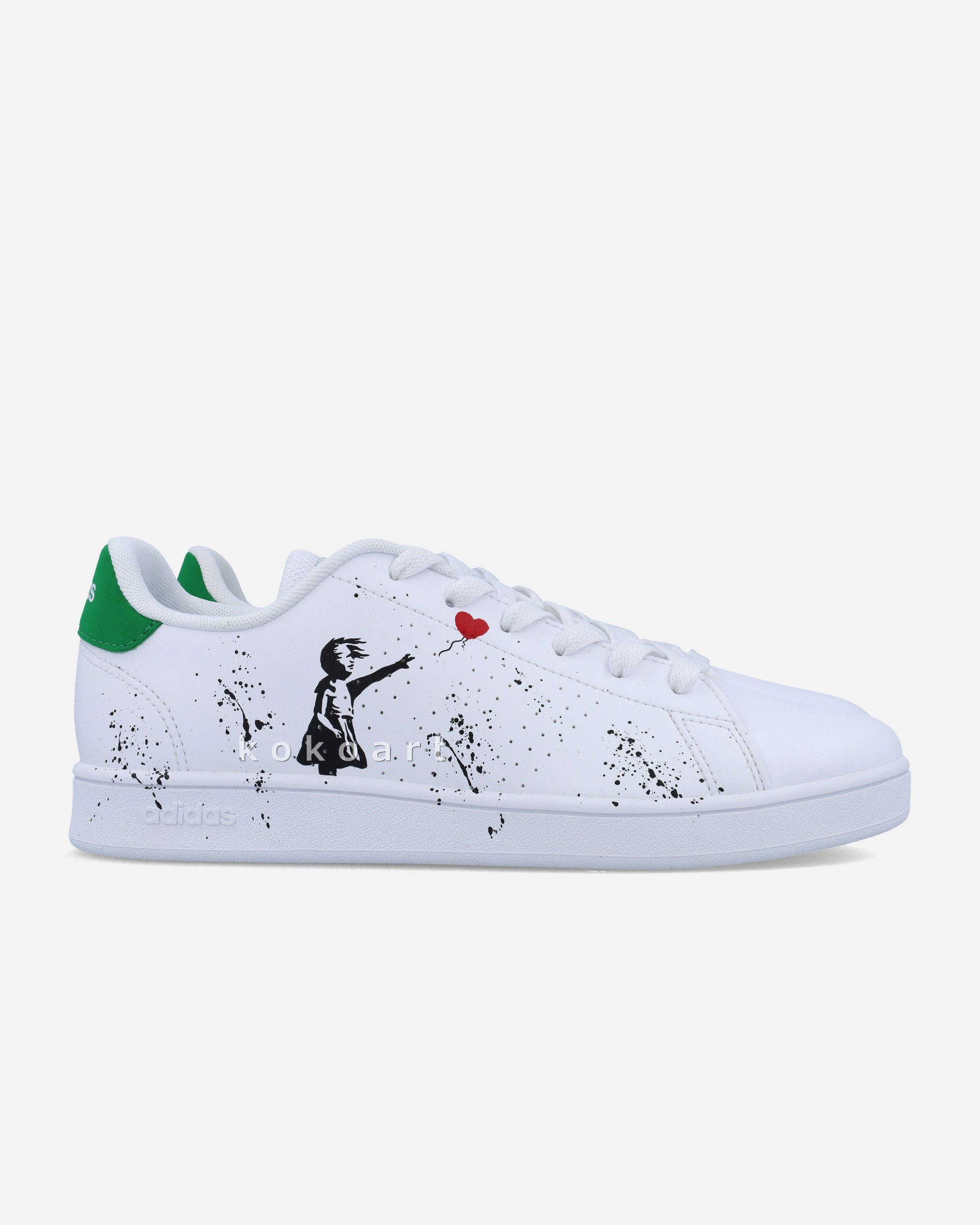 Adidas Advantage Hand Painted Graffiti