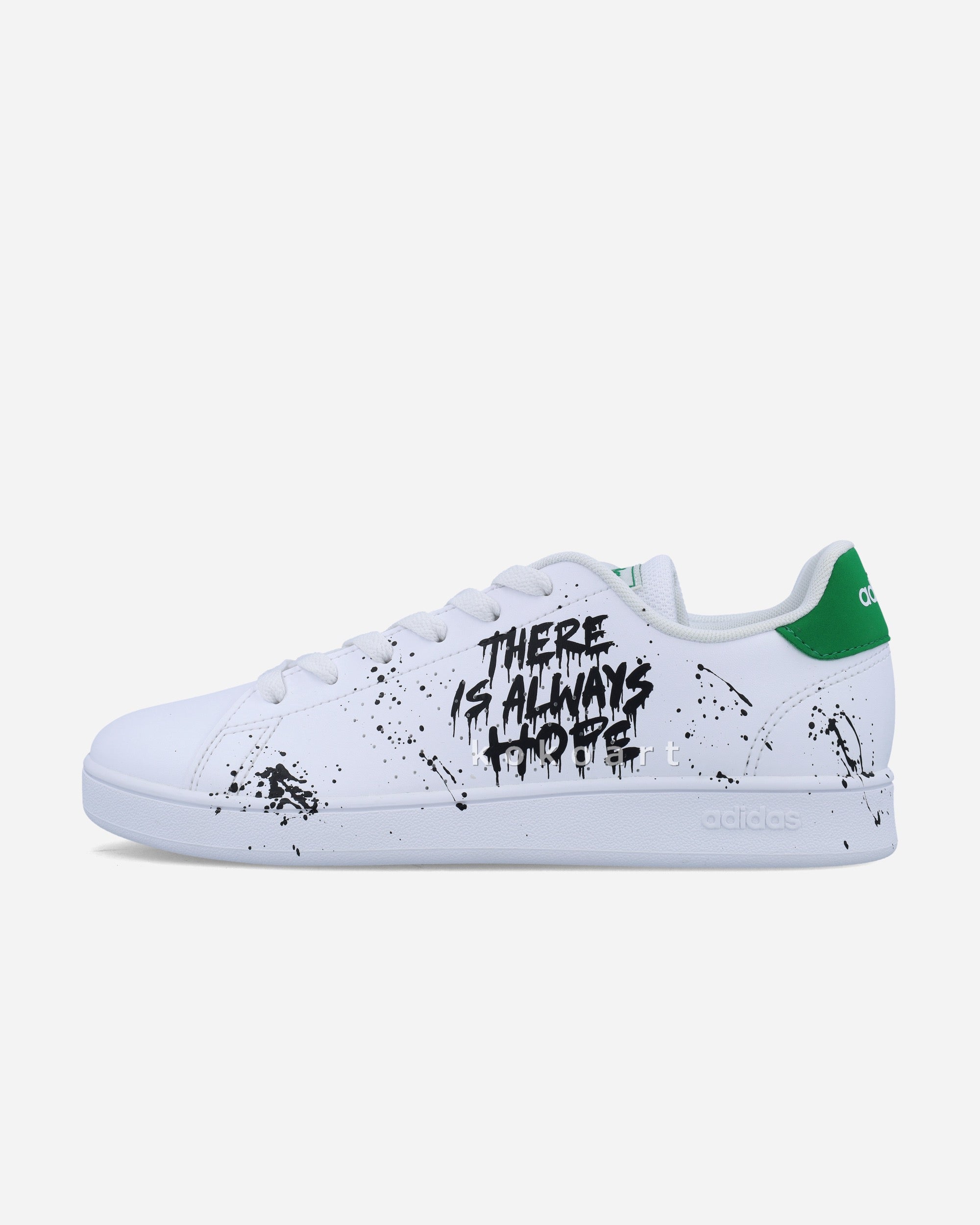 Adidas Advantage Hand Painted Graffiti