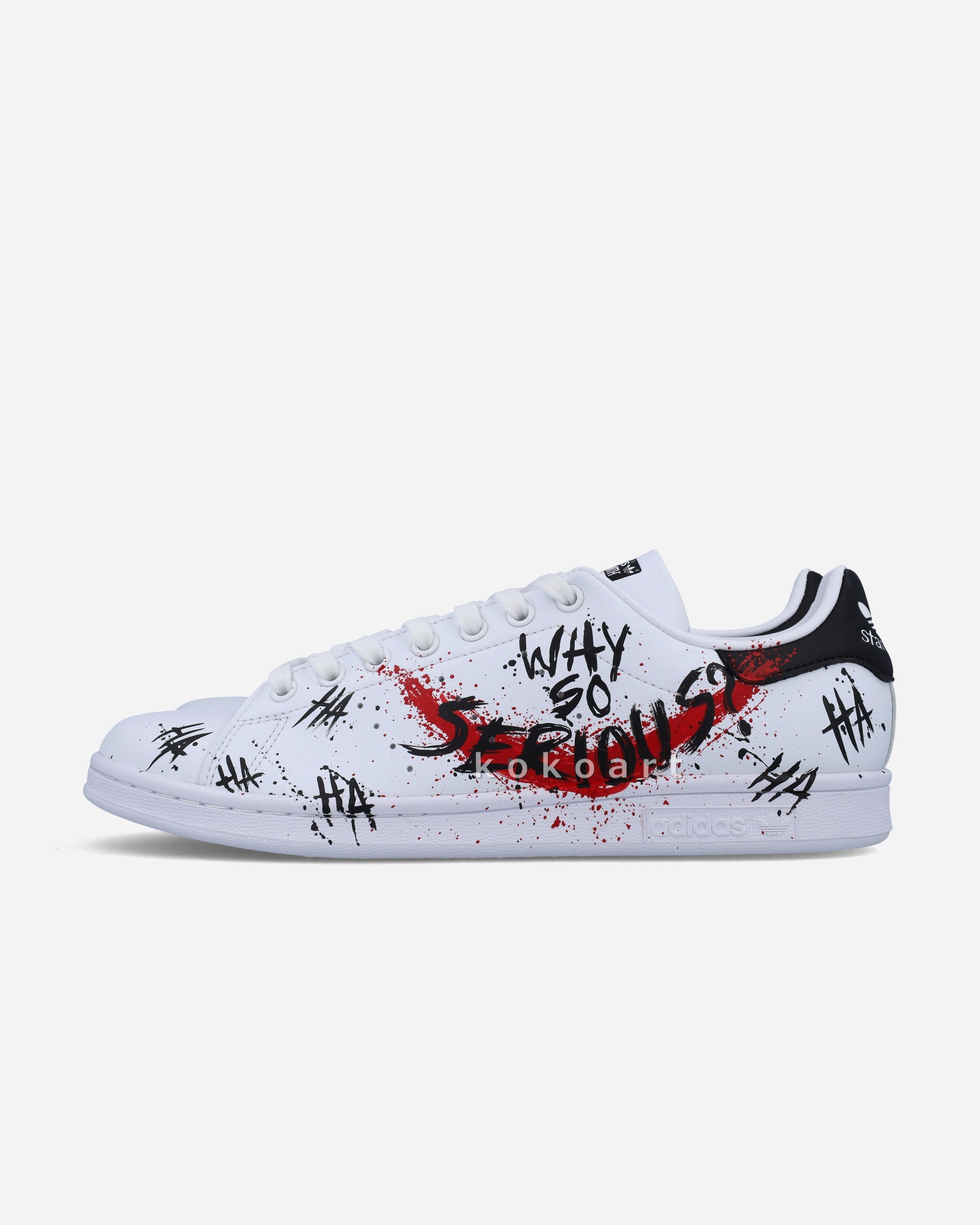 Adidas Hand Painted Why so Serious?