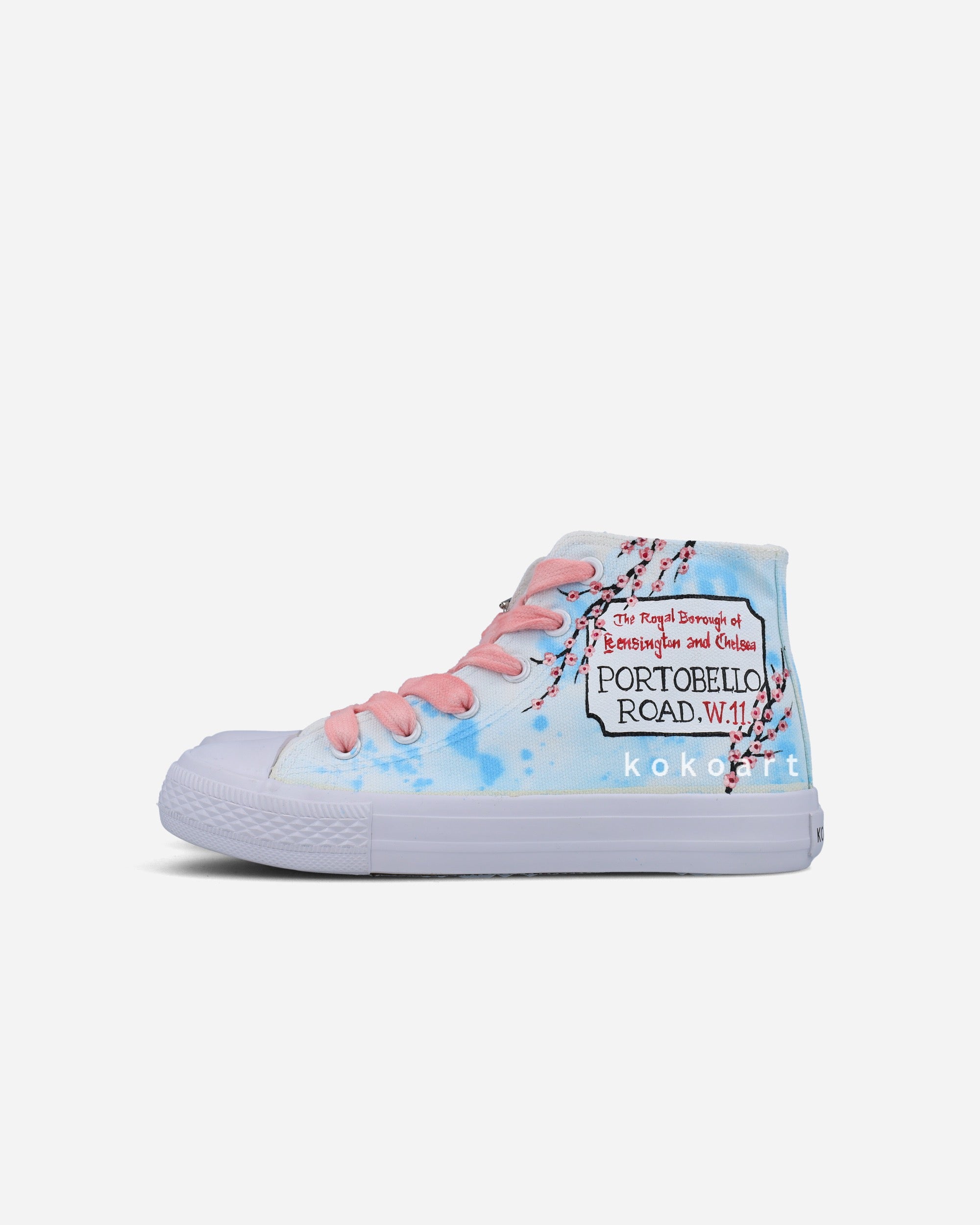 Portobello Blossom Hand Painted Shoes