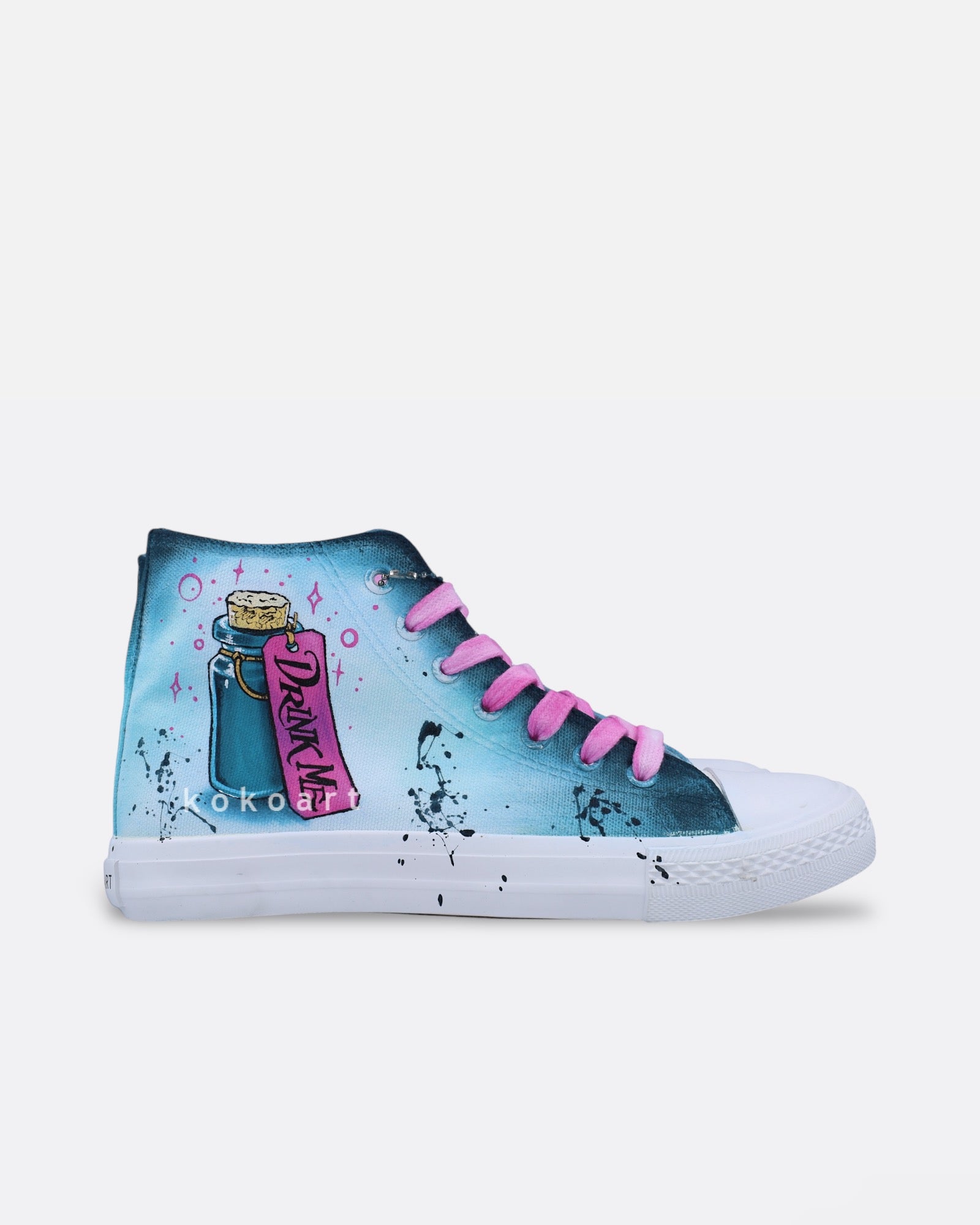 Drink Me Hand Painted Shoes