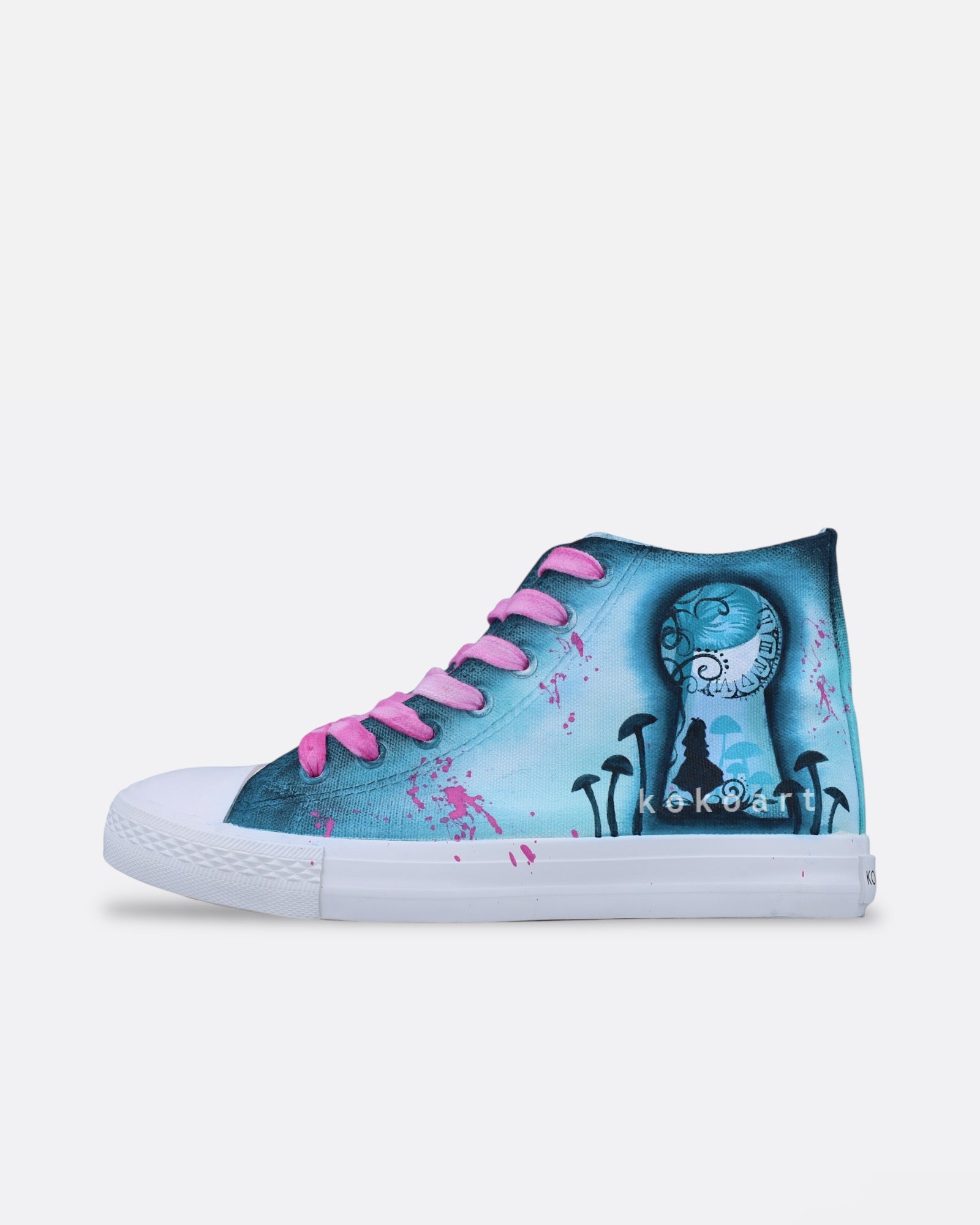 Drink Me Hand Painted Shoes