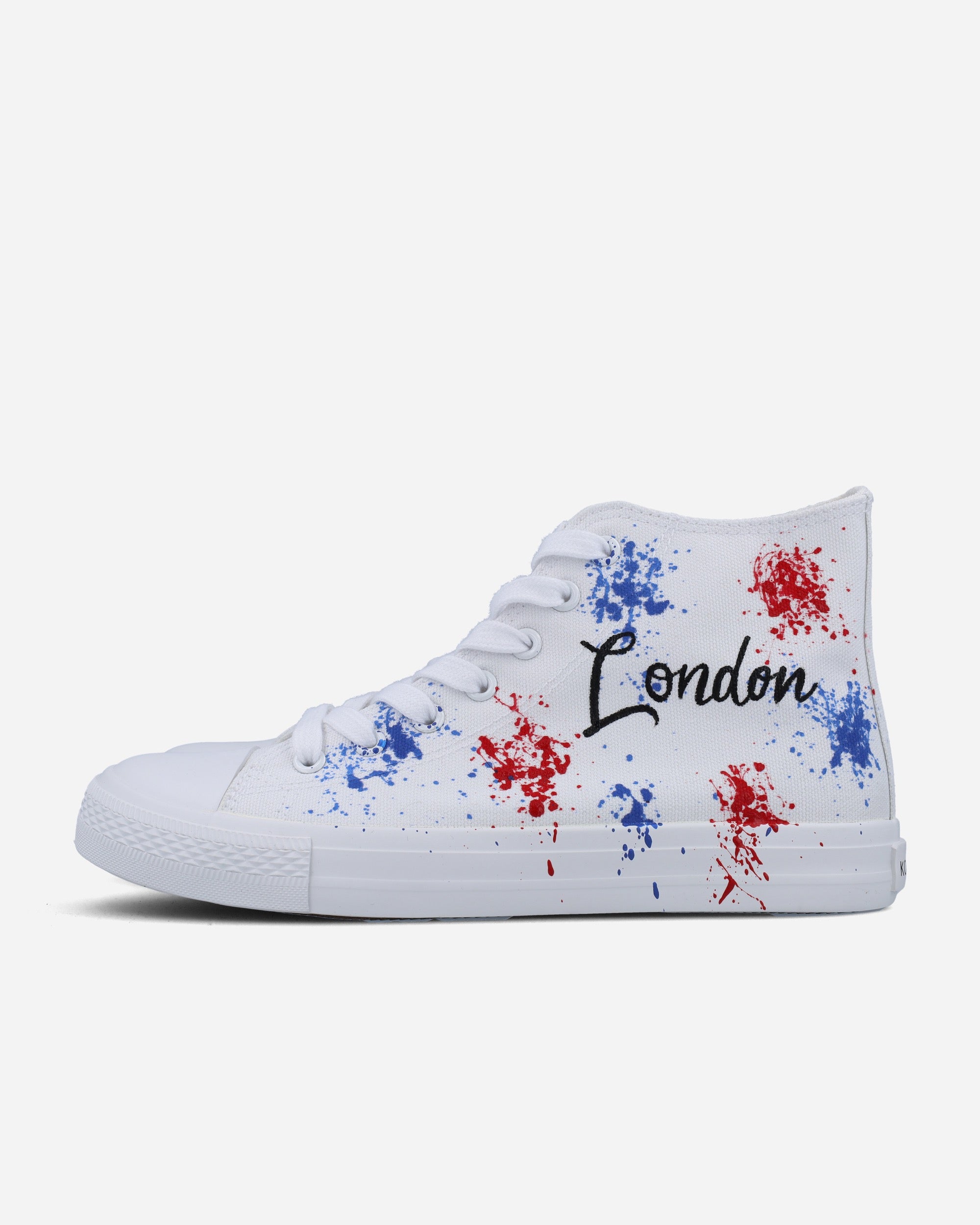 London Sketchy Skyline Hand Painted Shoes